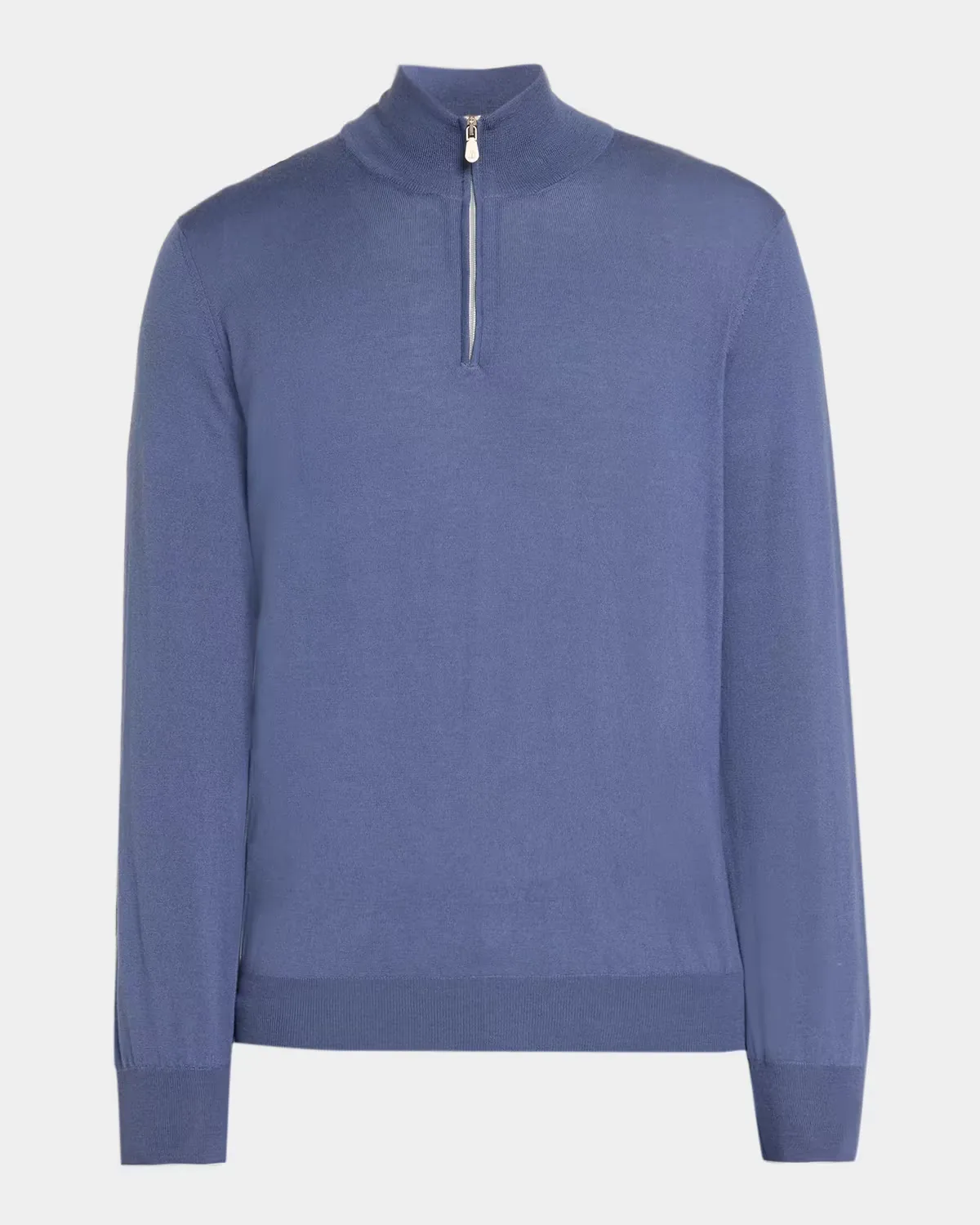 Cashmere Fine-Gauge Quarter-Zip Sweater by Brunello Cucinelli
