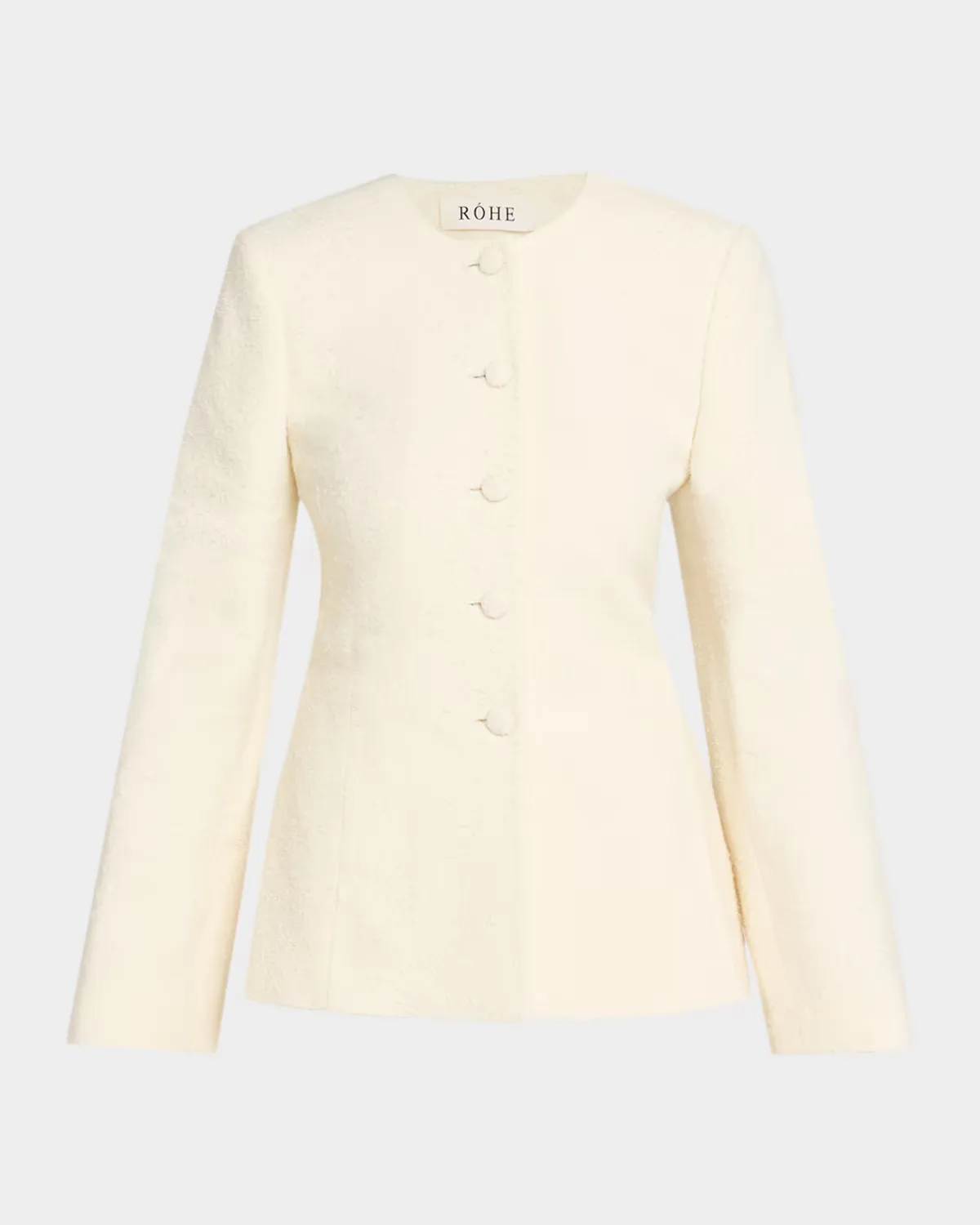 Boucle Shaped Blazer by Rhe