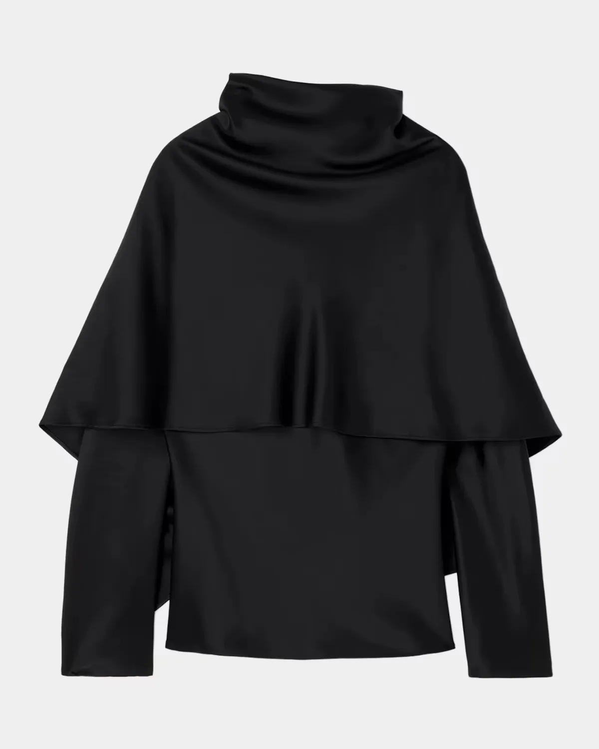 Satin Cape Top by Rhe