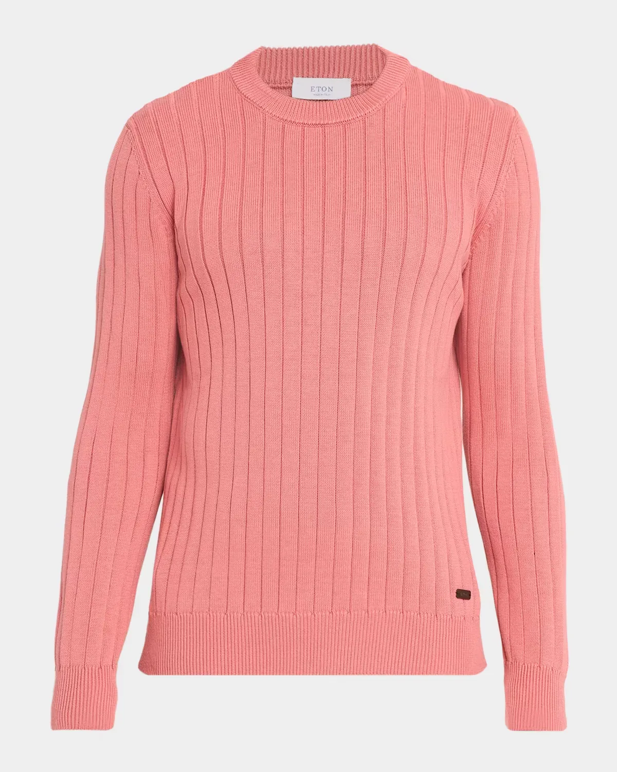 Cotton Ribbed Crewneck Sweater by Eton