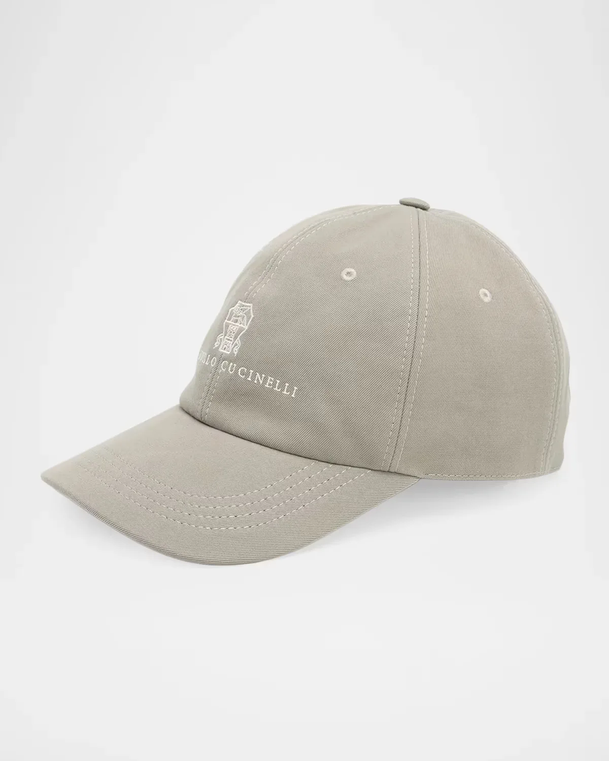 Logo Denim Baseball Cap by Brunello Cucinelli