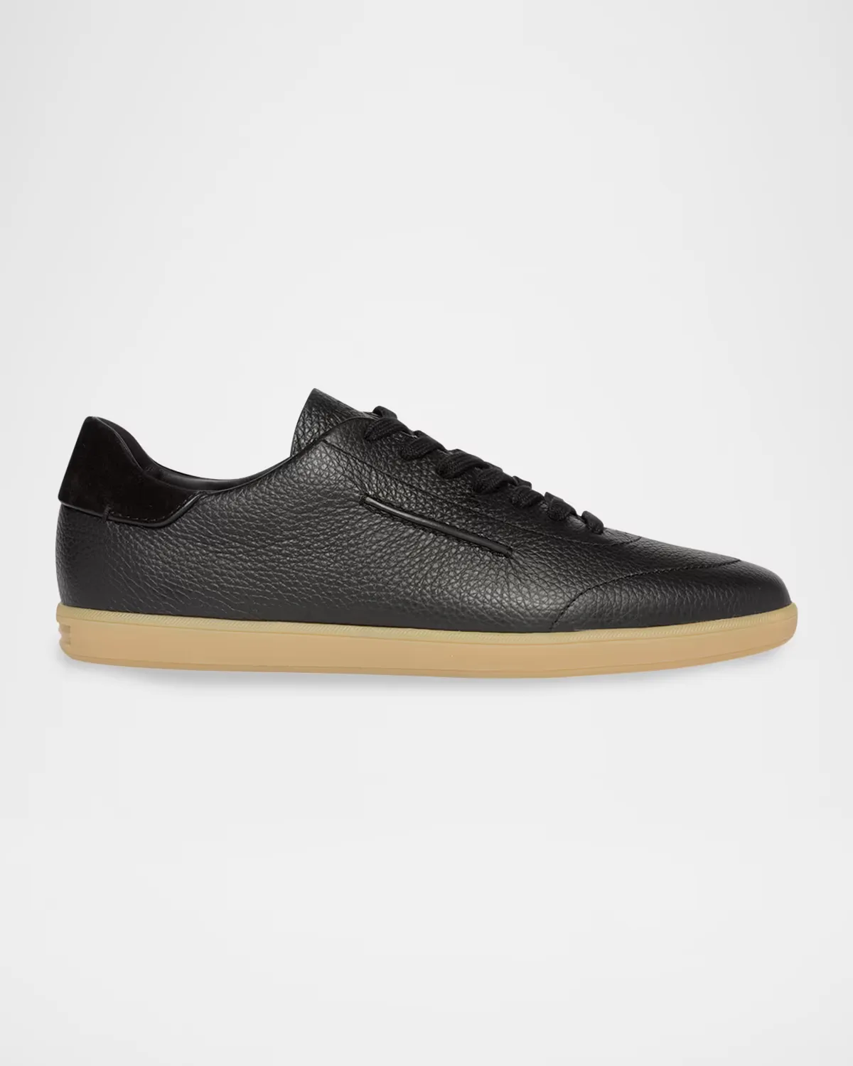 232 Grained Leather Low-Top Sneakers