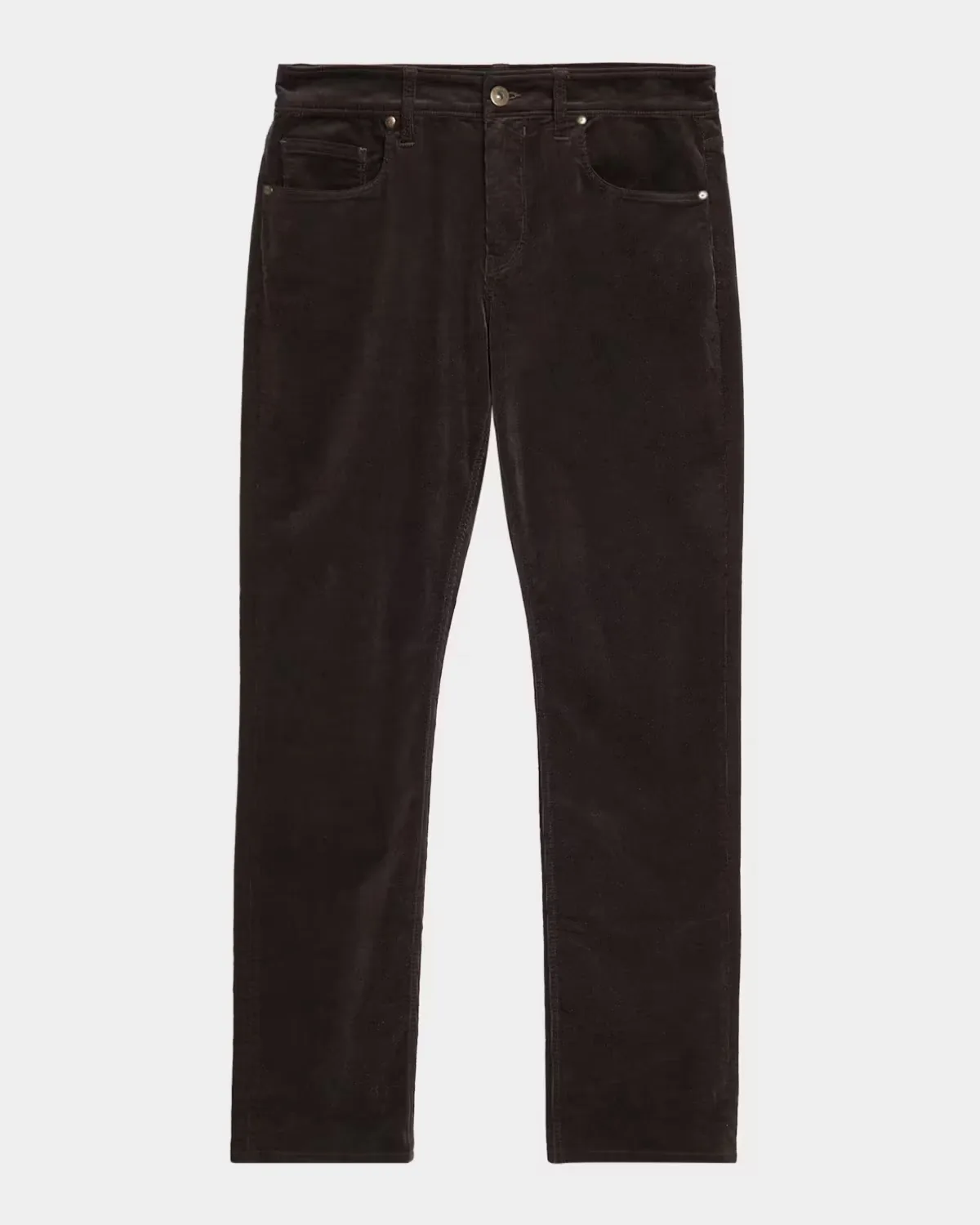 Federal Corduroy Straight-Leg Pants by PAIGE