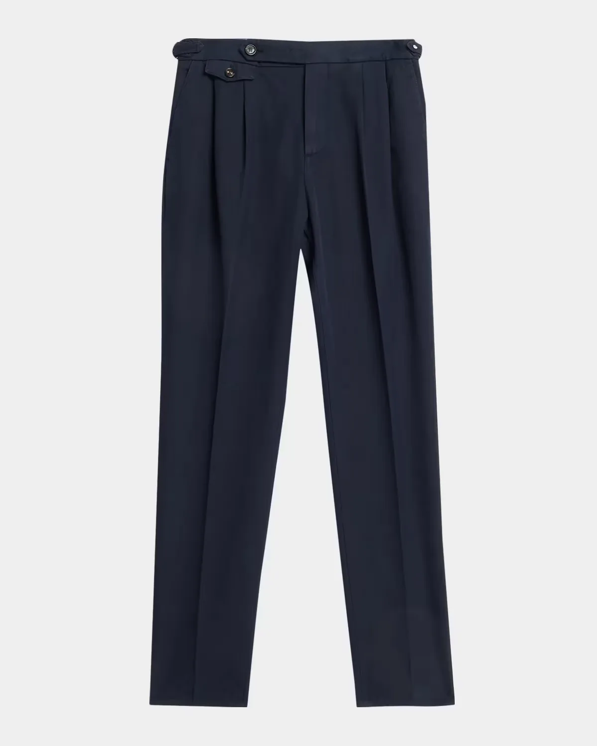 Cotton Double-Pleated Trousers by Brunello Cucinelli