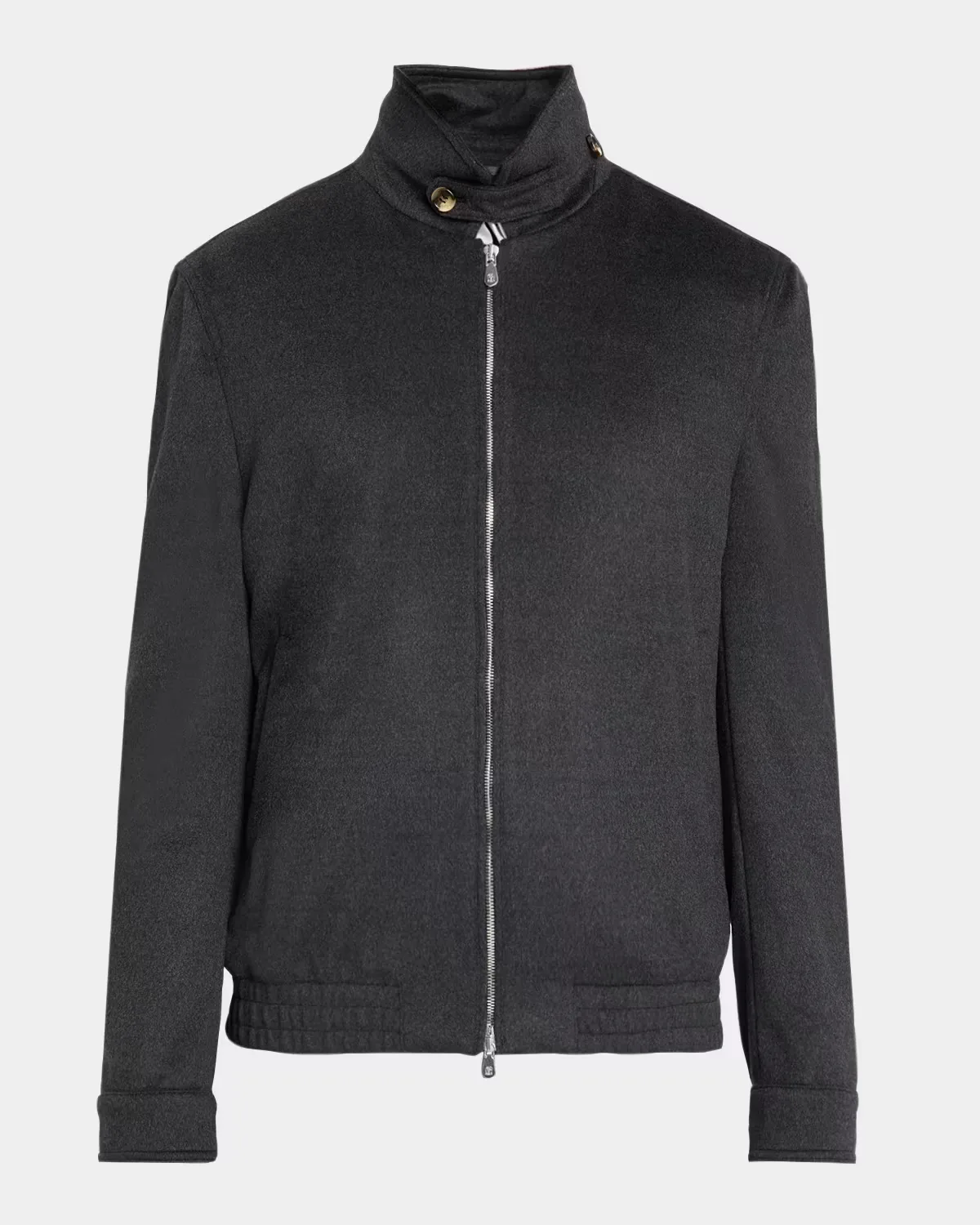 Wool Water Resistant Full-Zip Blouson