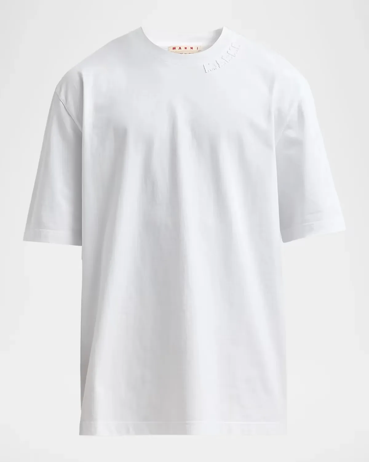 Cotton Oversized Crewneck T-Shirt by Marni