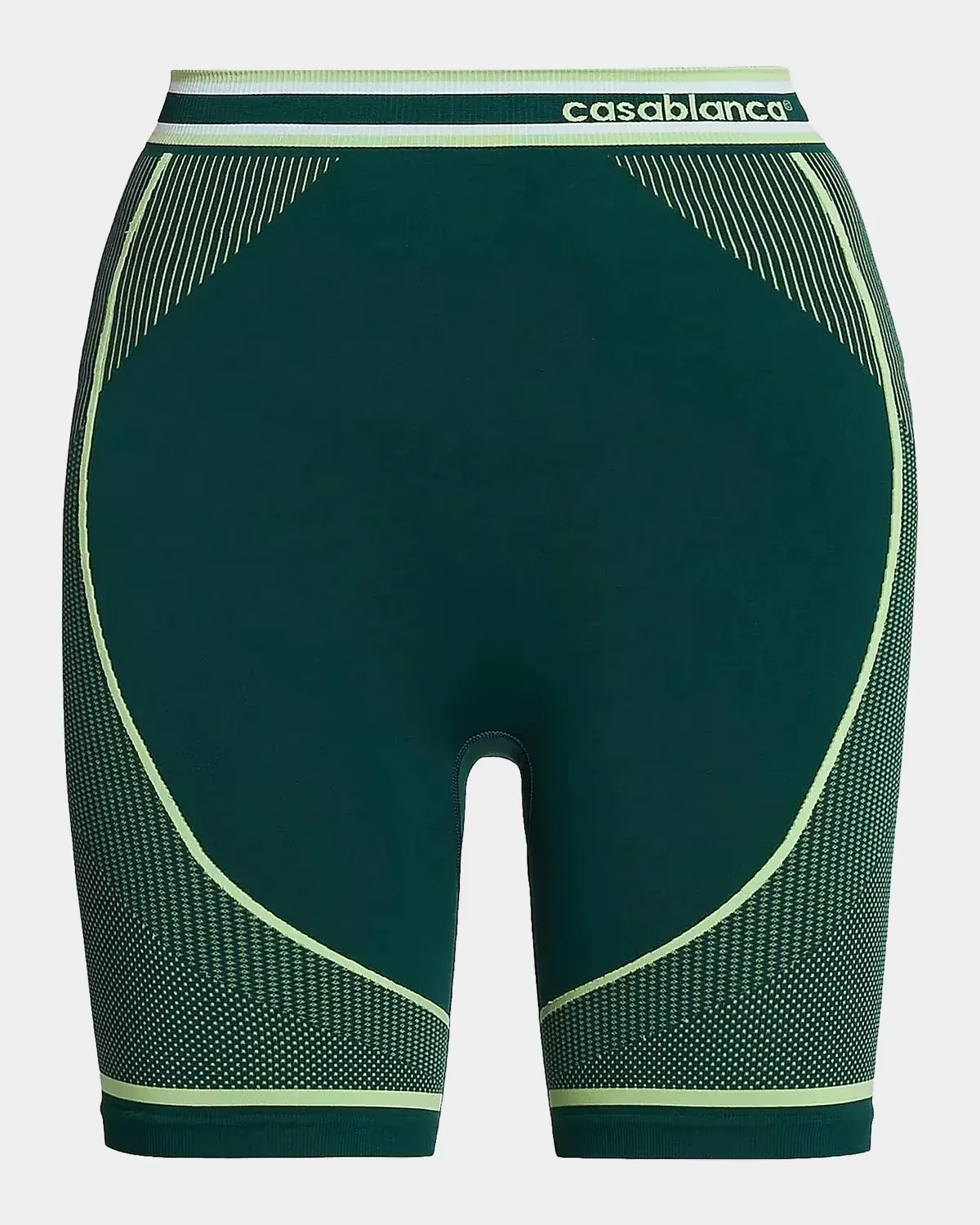 Logo-Print Seamless Cycling Shorts by Casablanca