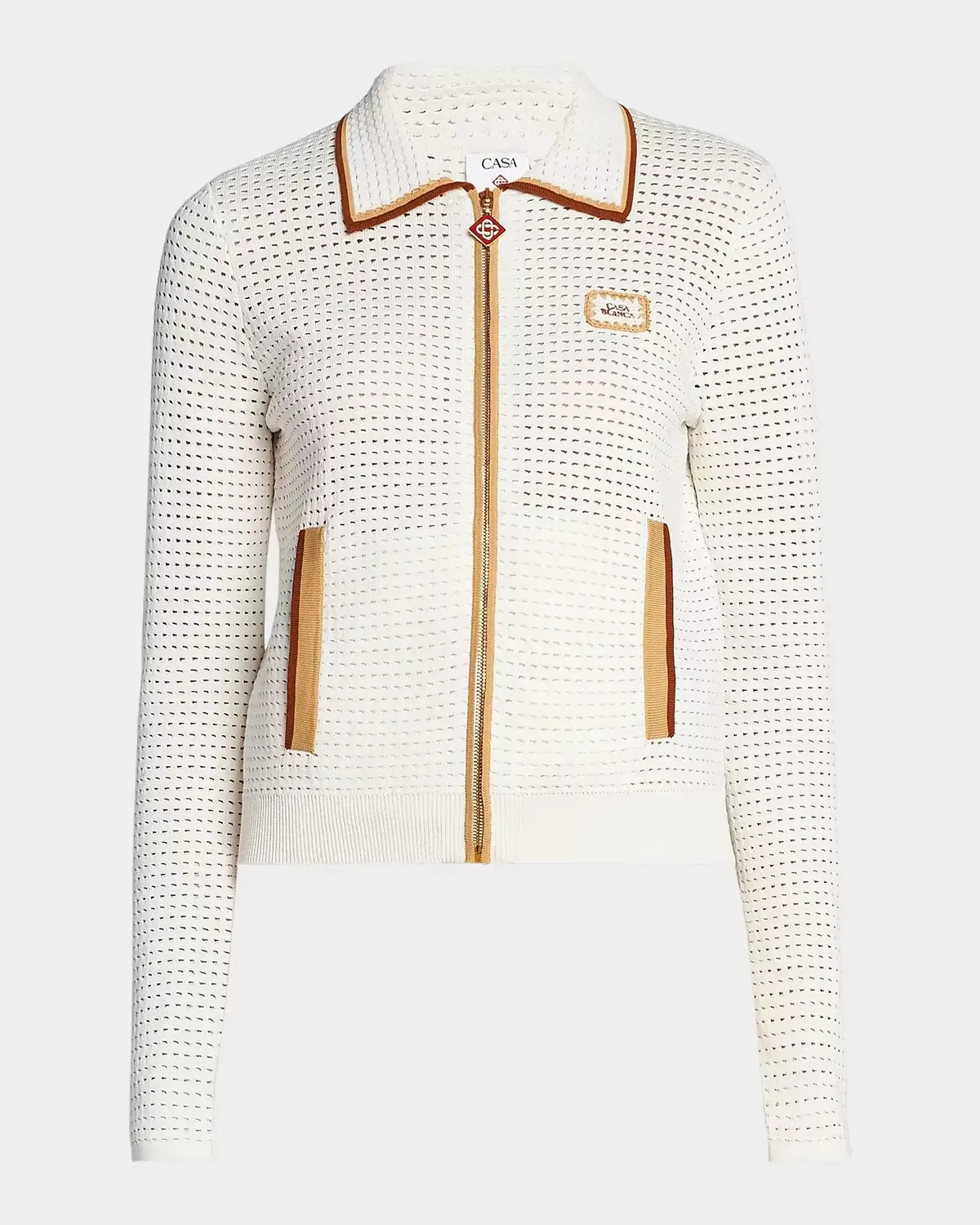Tuck-Stitch Cotton Jacket by Casablanca
