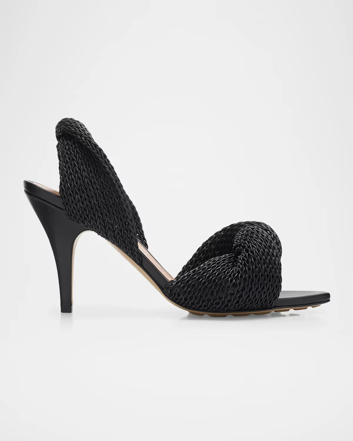 90mm Grace Crochet Leather Sandals by Bottega Veneta