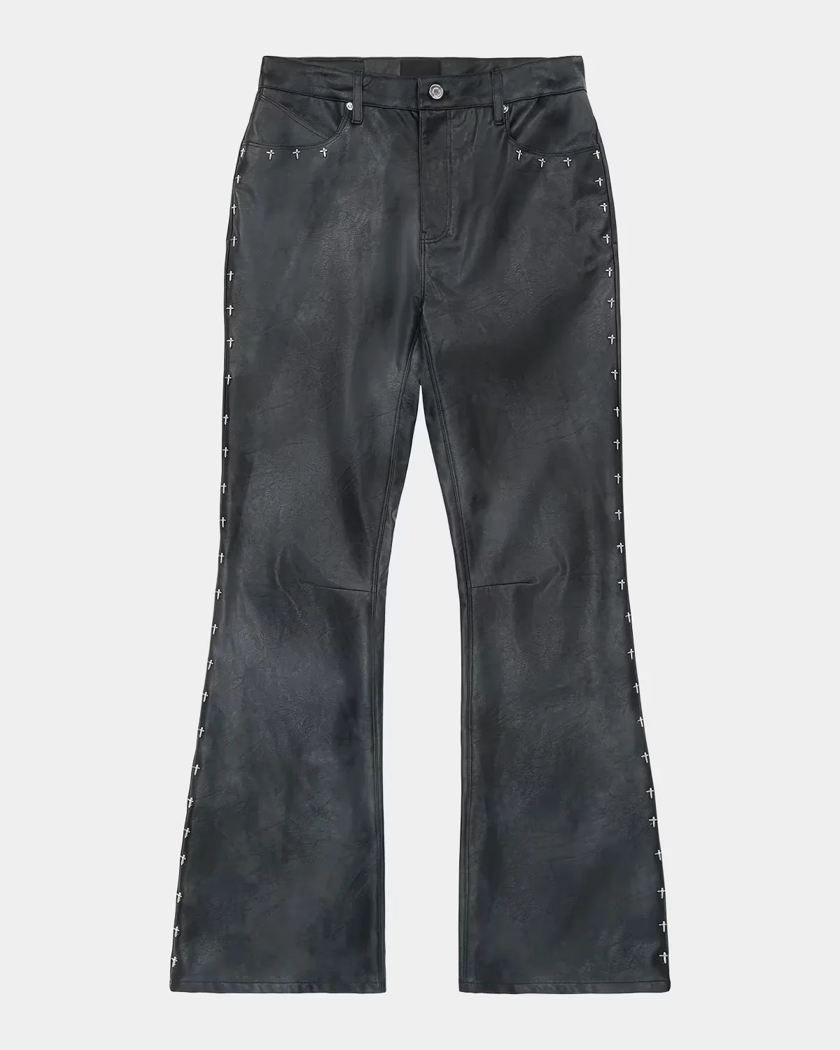Mael Slim Flare Black-Wash Jeans by RTA
