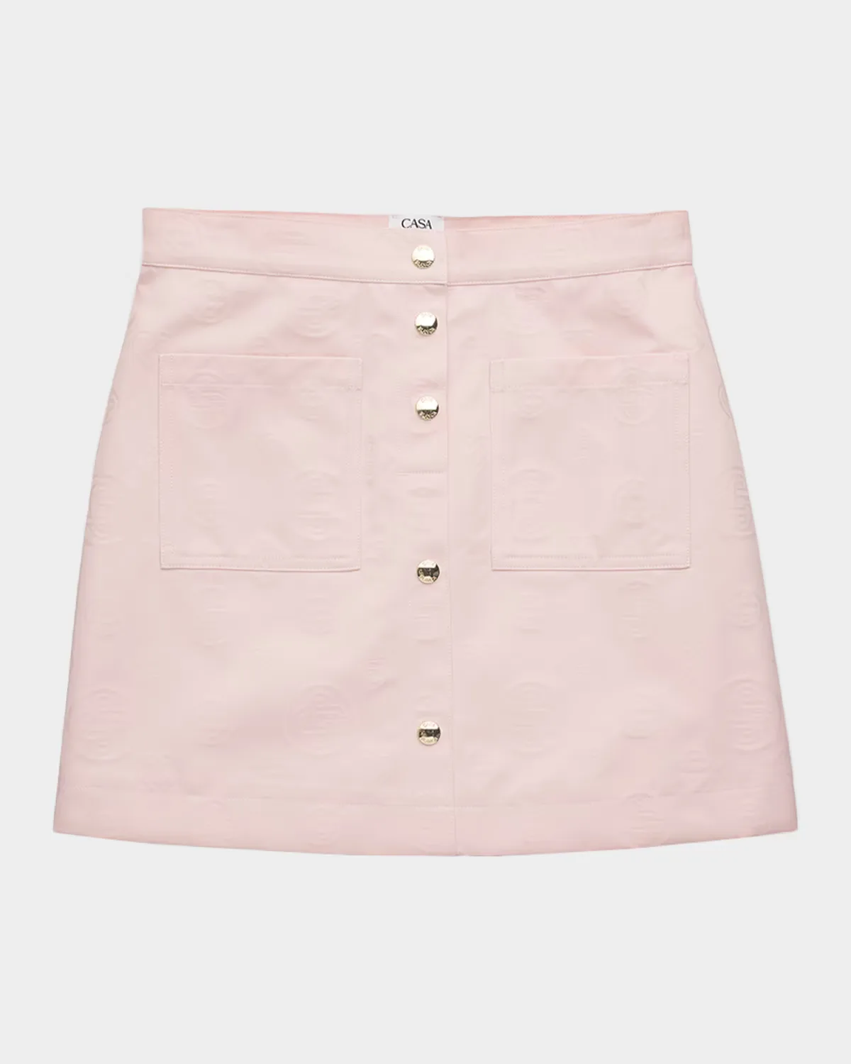 Monogram Cotton Skirt by Casablanca