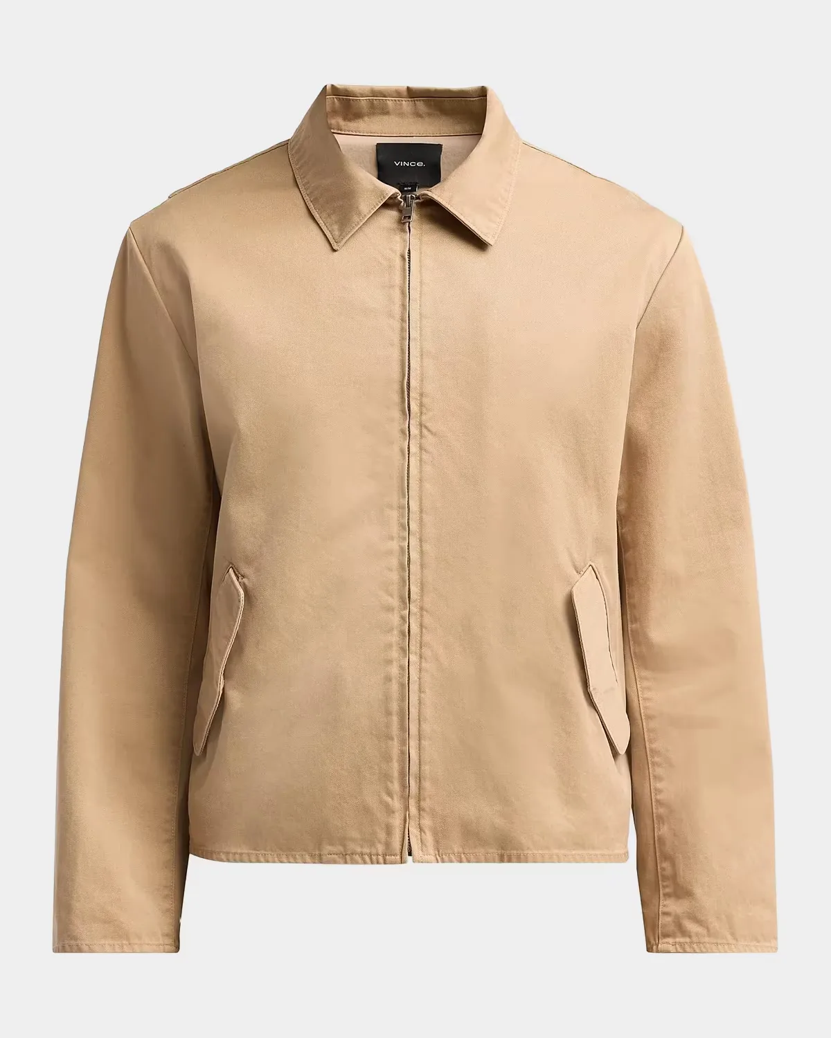 Brushed Twill Full-Zip Shirt Jacket