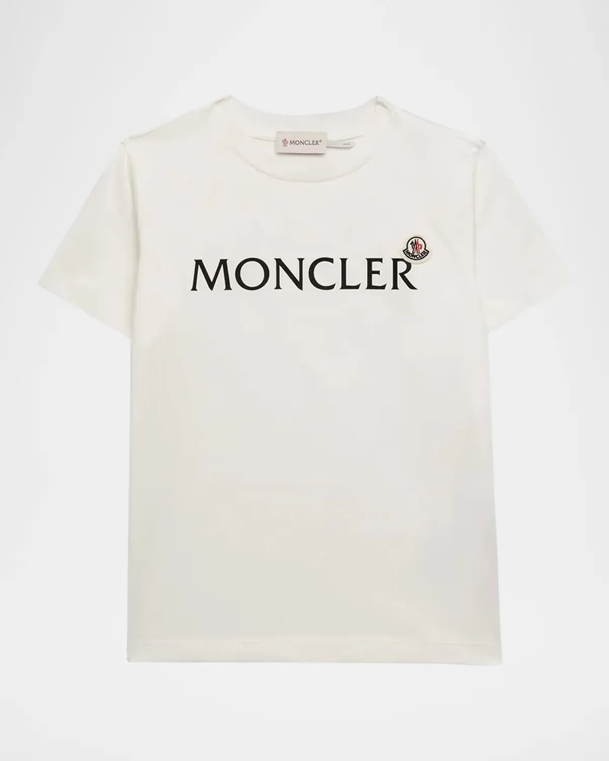 Logo-Print Cotton T-Shirt by Moncler