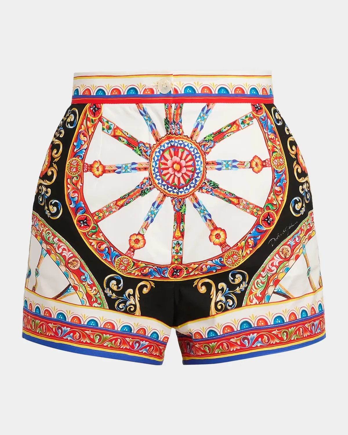 Printed Cotton Shorts by Dolce & Gabbana