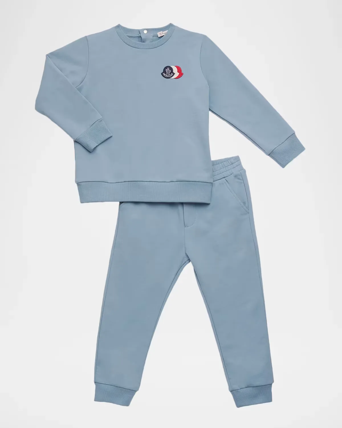 Embroidered Tricolor Logo Tracksuit by Moncler