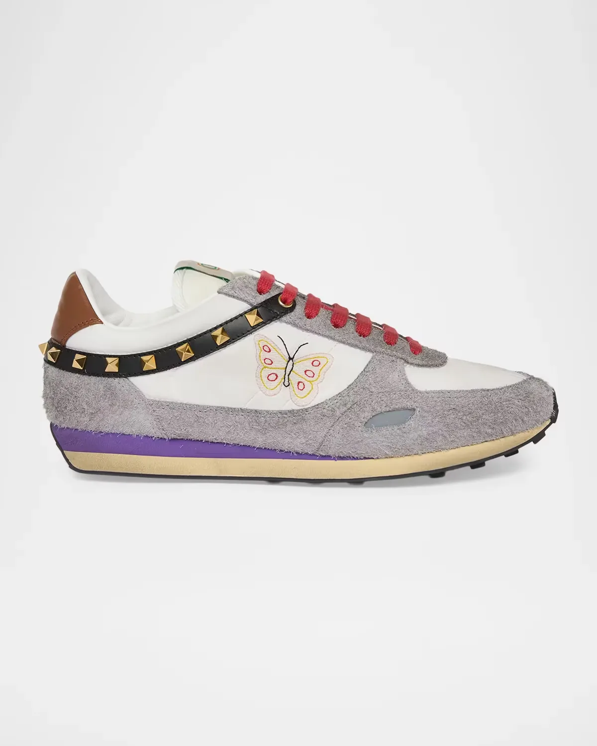 Stud Up Crosta Low-Top Sneakers by Valentino Garavani