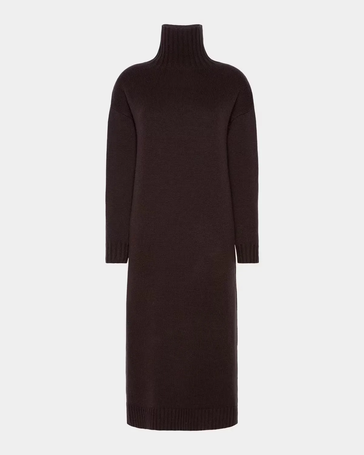 Wool-Cashmere Turtleneck Midi Sweater Dress by Max Mara