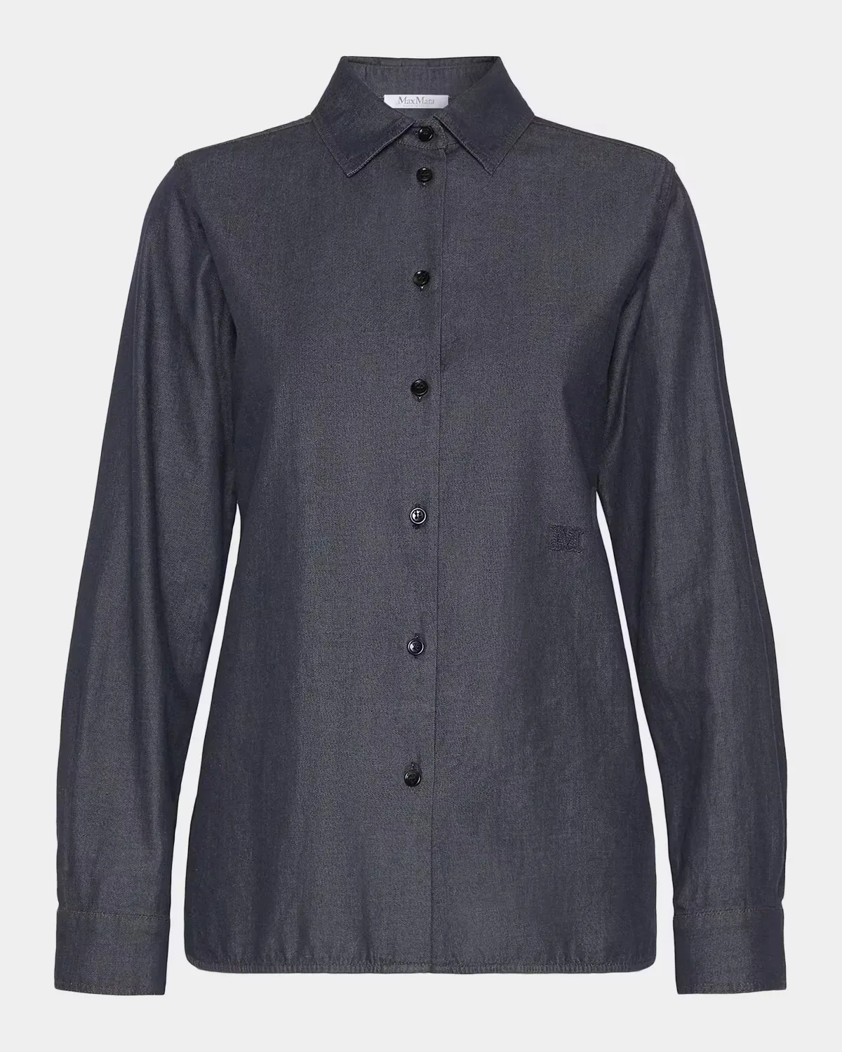 Denim Button-Down Shirt by Max Mara