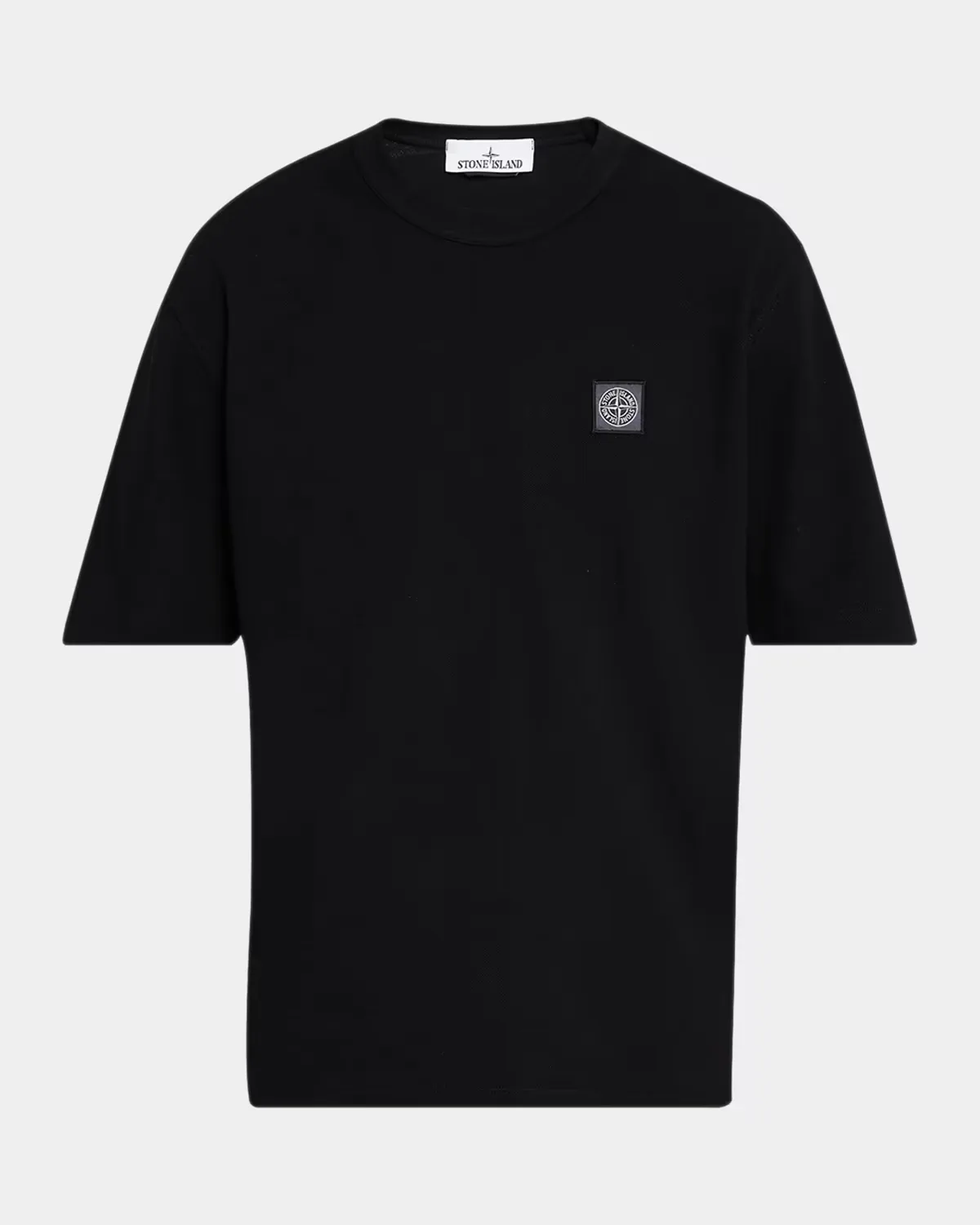Cotton Compass Label Crewneck T-Shirt