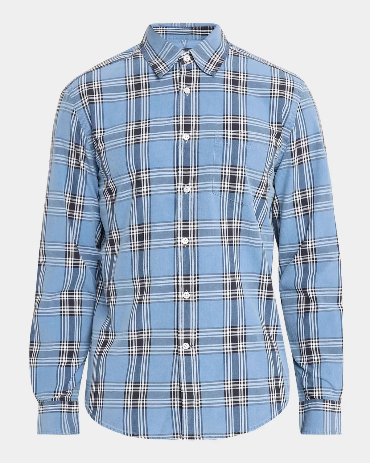 Sea Island Cotton Plaid Button-Front Shirt by dunhill