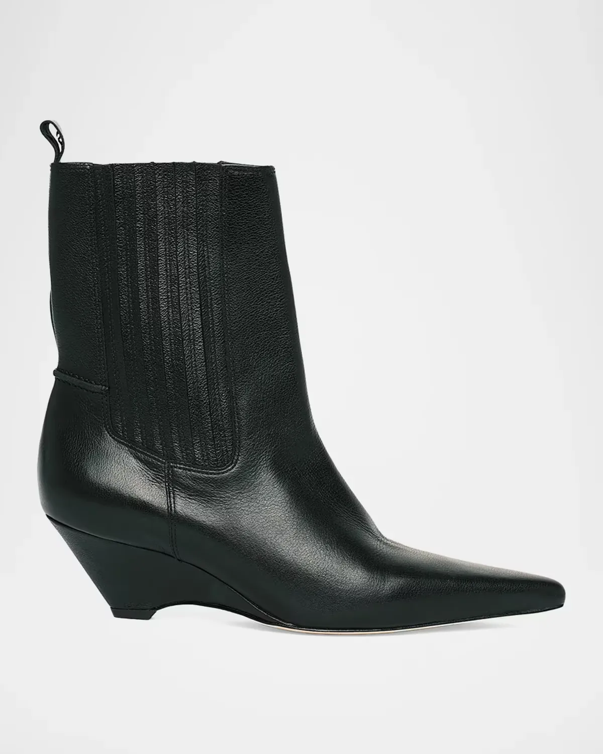 60mm Parker Curved Wedge Ankle Boots by Cinq  Sept