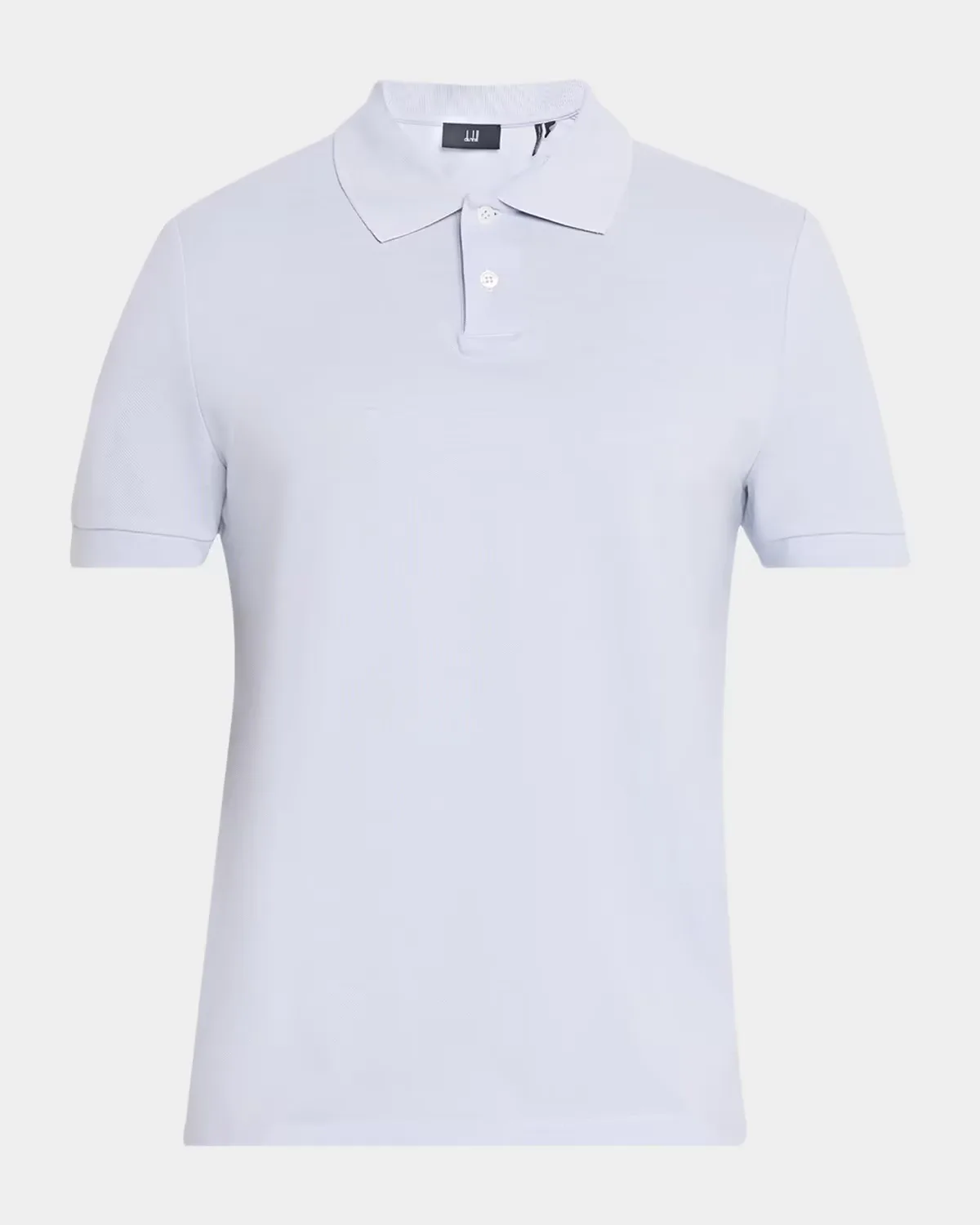 Cotton and Mulberry Silk Polo Shirt by dunhill