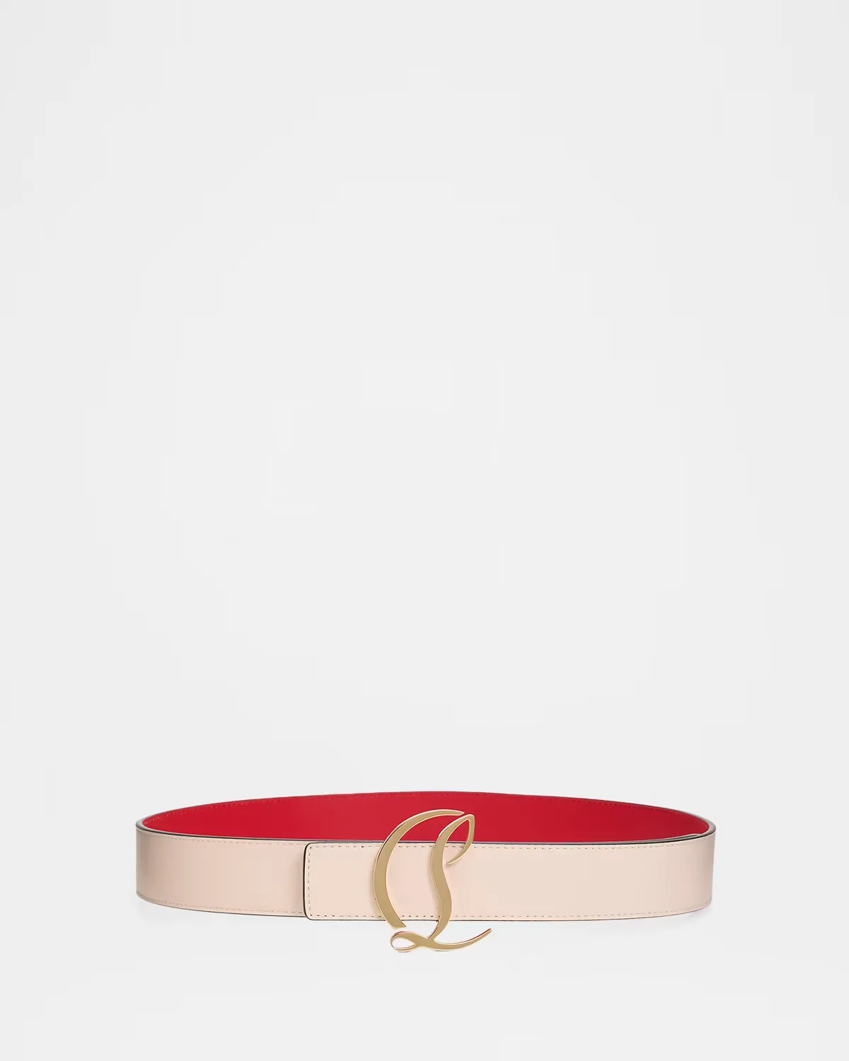 CL Logo Leather Belt by Christian Louboutin