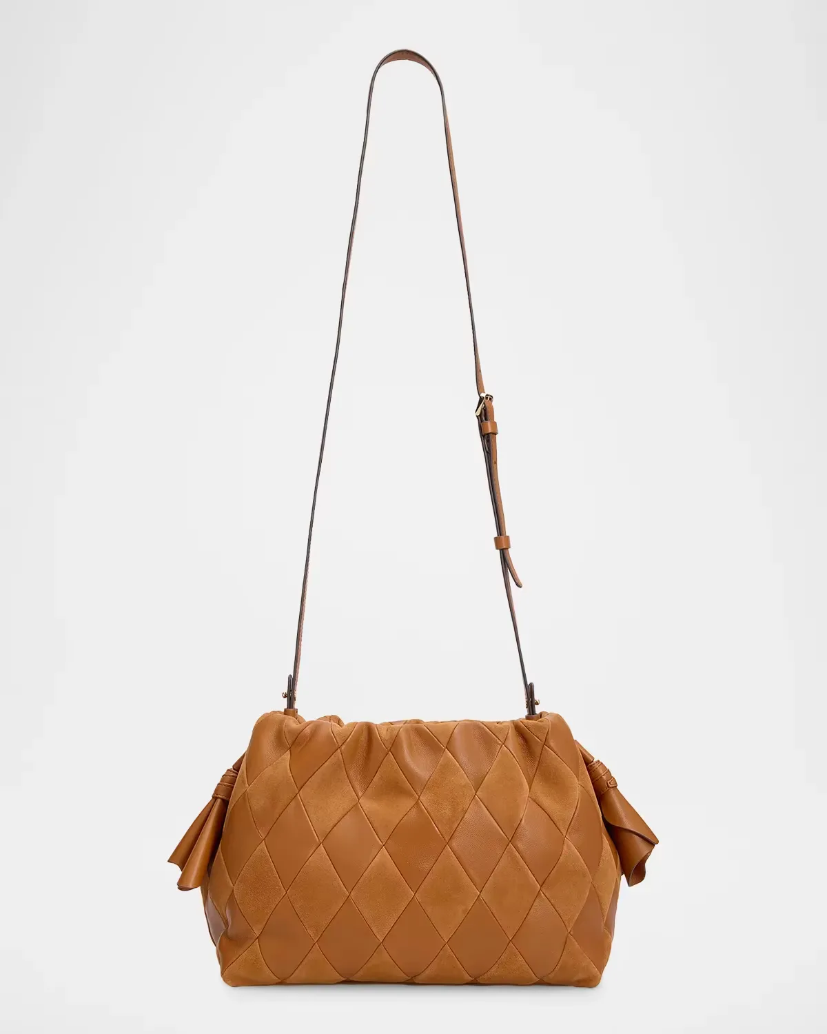 Cloud 91 Medium Suede & Leather Clutch Bag by Zimmermann