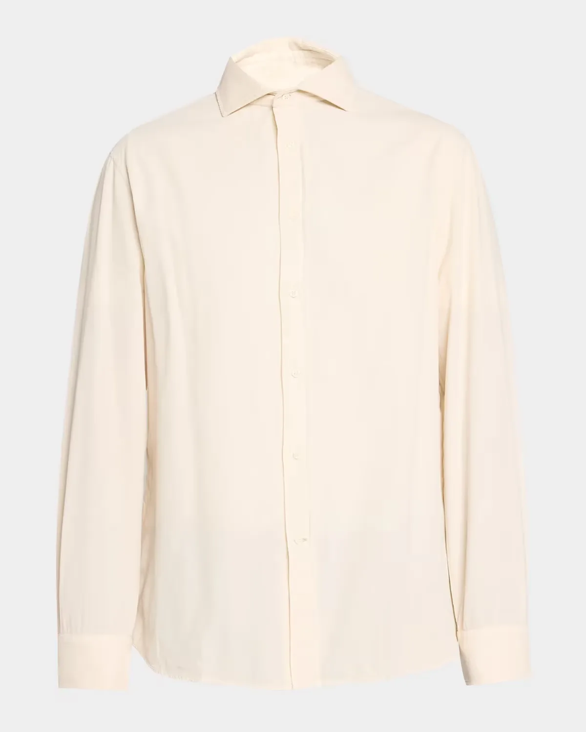 Corduroy Button-Front Shirt by Brunello Cucinelli