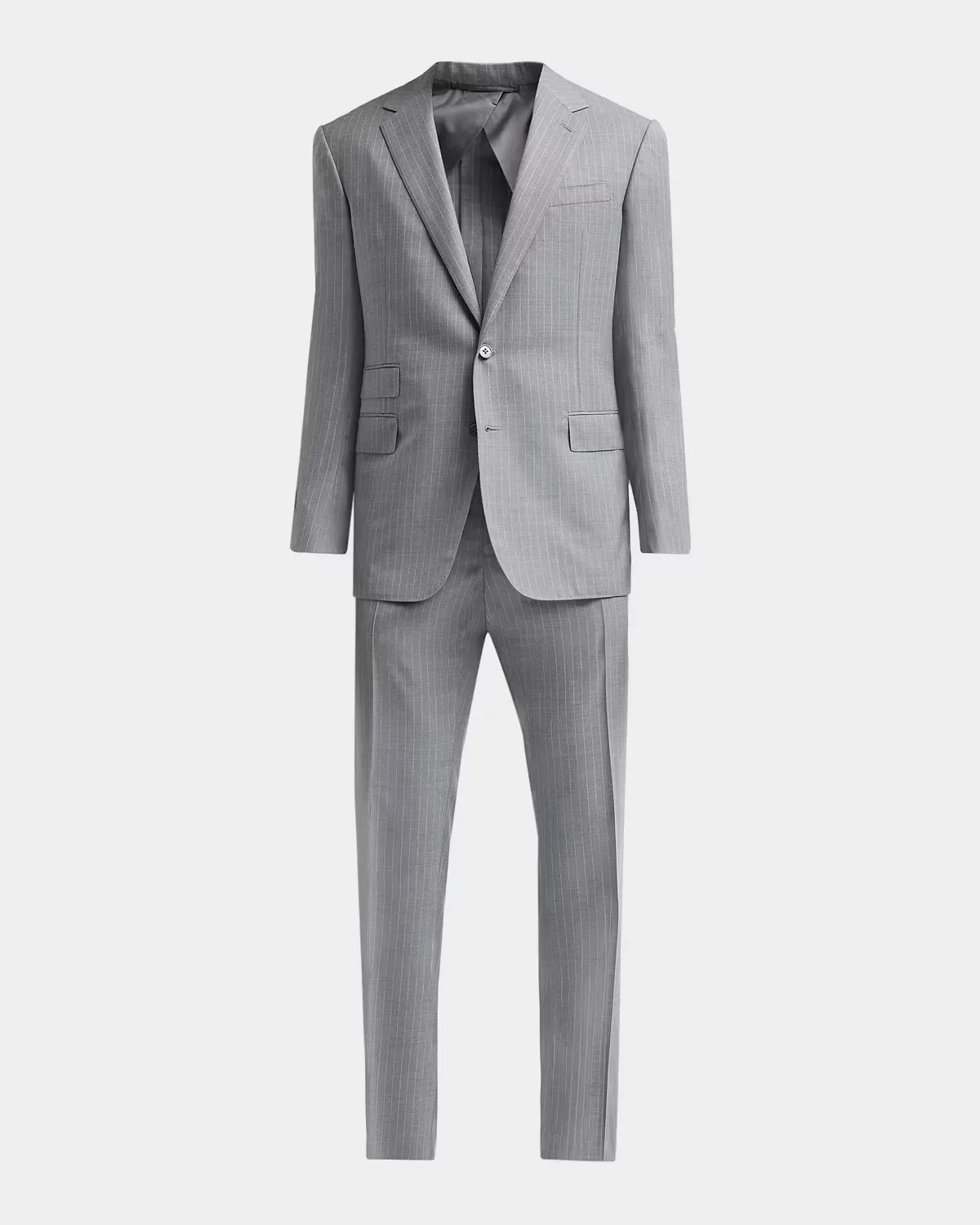 Kent Handmade Pinstripe Wool Suit by Ralph Lauren