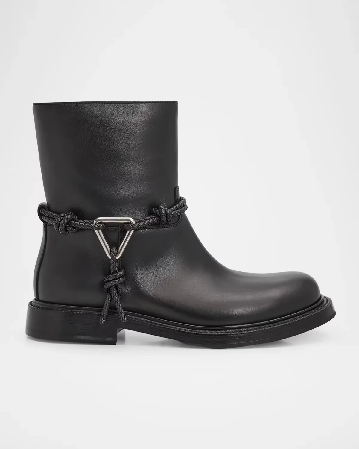James Leather Ankle Boots by Bottega Veneta