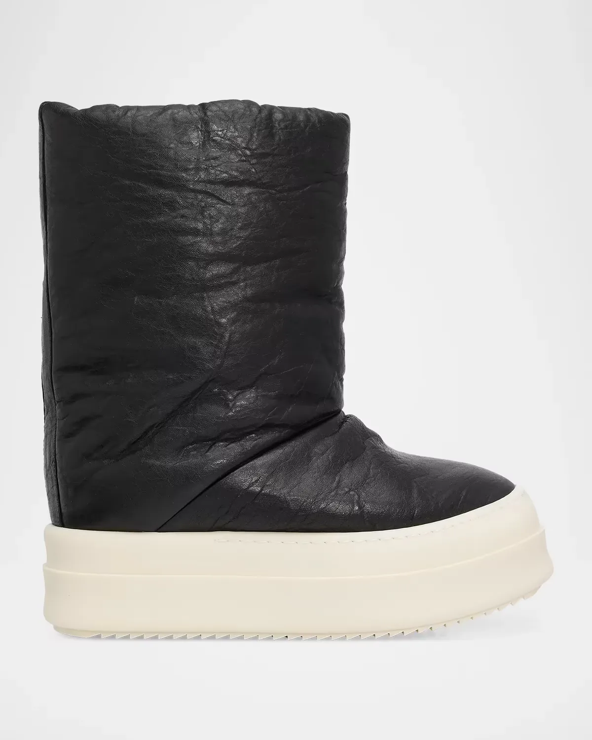 Mega Bumper Lunar Leather Boots by Rick Owens
