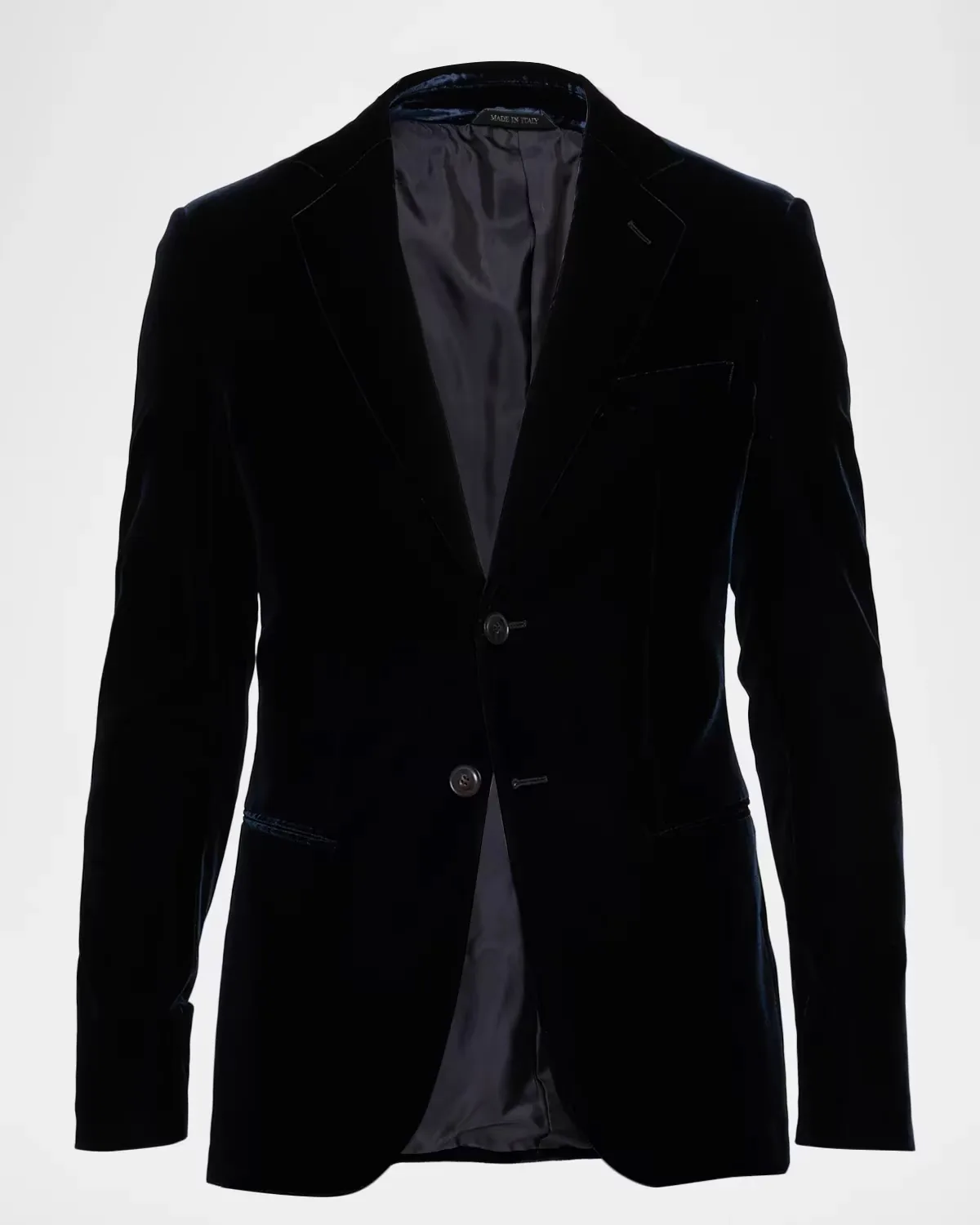 Velvet Single-Breasted Velvet Dinner Jacket by Armani