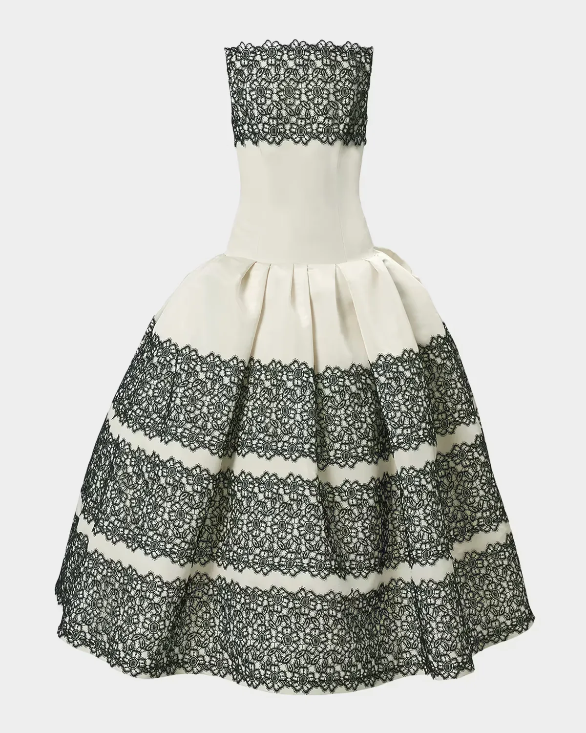 Strapless Guipure Lace Gown - Ceramic by Carolina Herrera