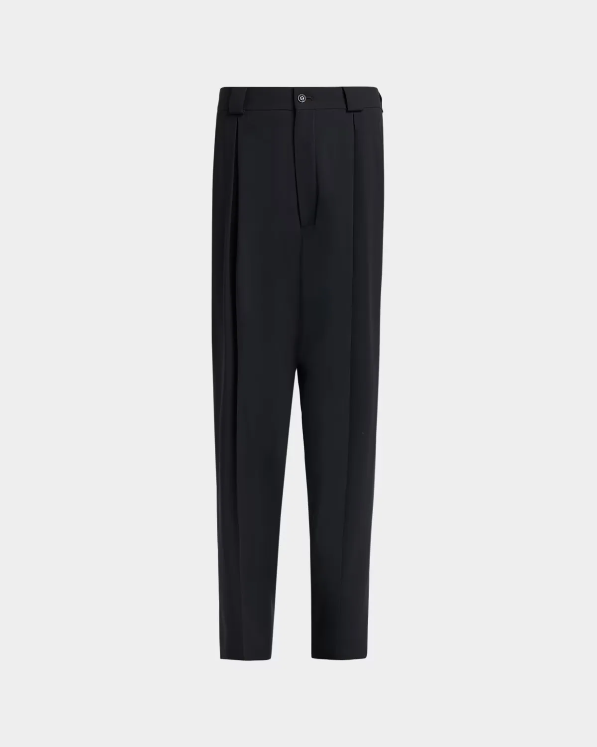 Virgin Wool-Blend Straight-Leg Trousers