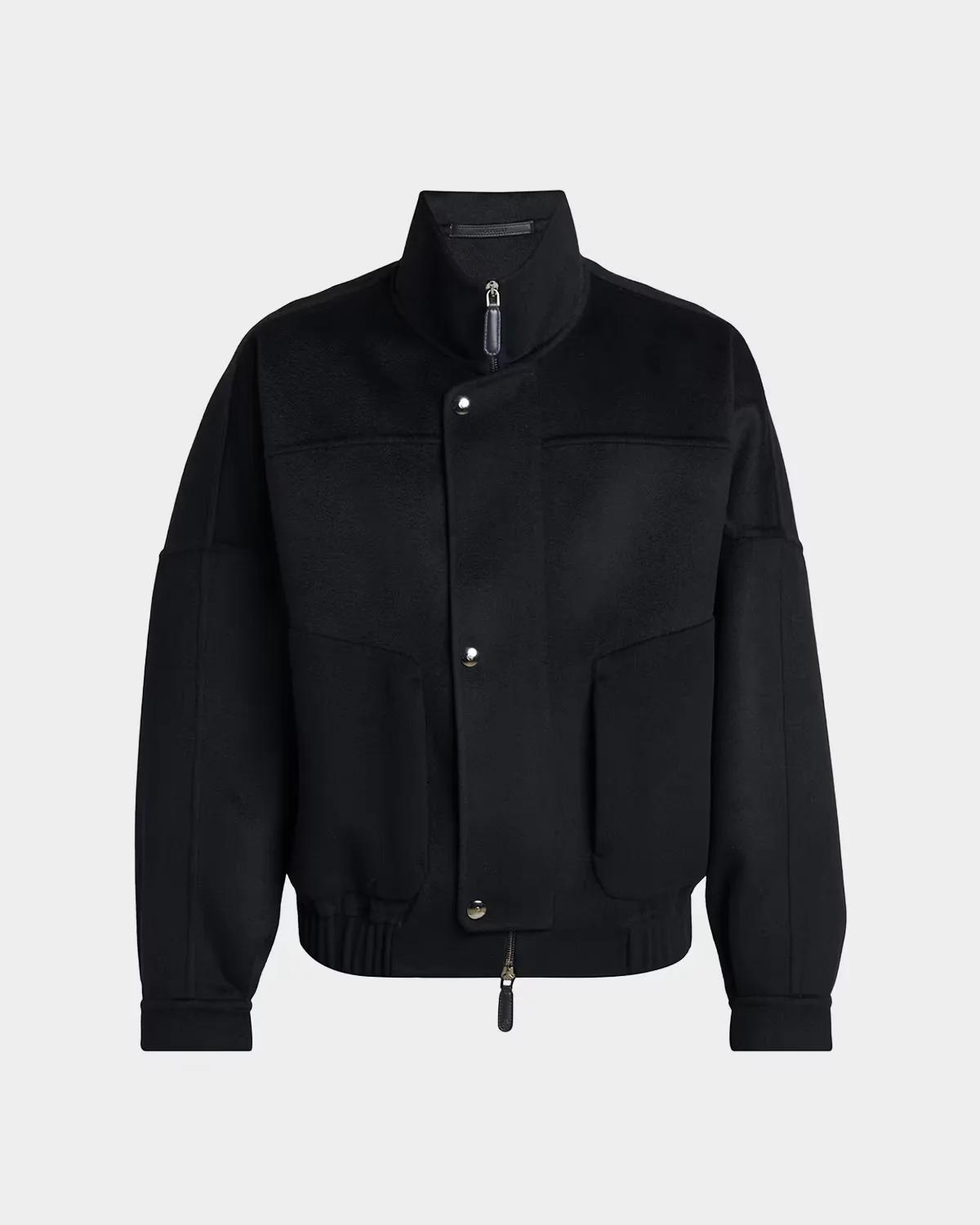 Cashmere-Blend Bomber Jacket by Armani
