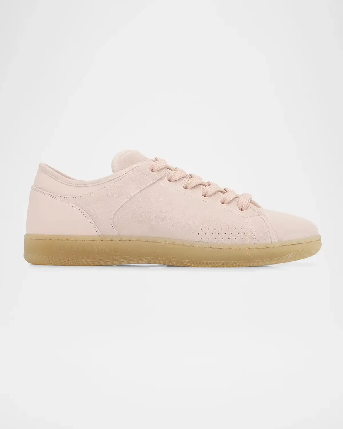 Swan Suede Low-Top Sneakers by Balmain