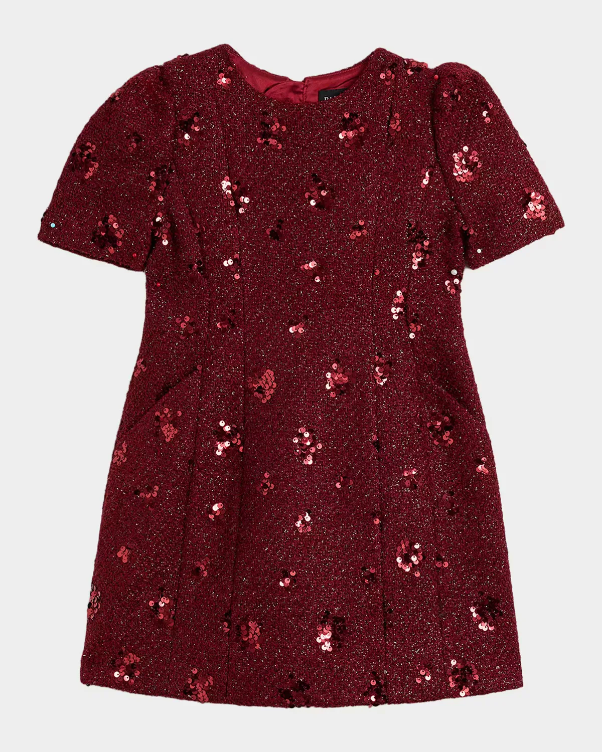 Evianna Sequined Boucle Mini Dress by Bardot