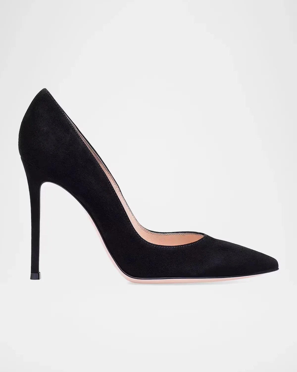 105mm Suede Pumps by Gianvito Rossi