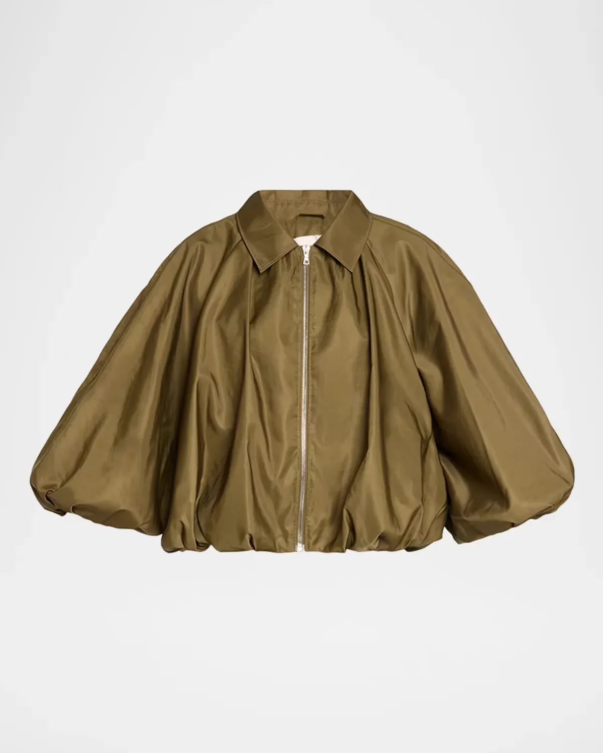 Paulina Balloon Bubble-Hem Jacket by Cinq  Sept