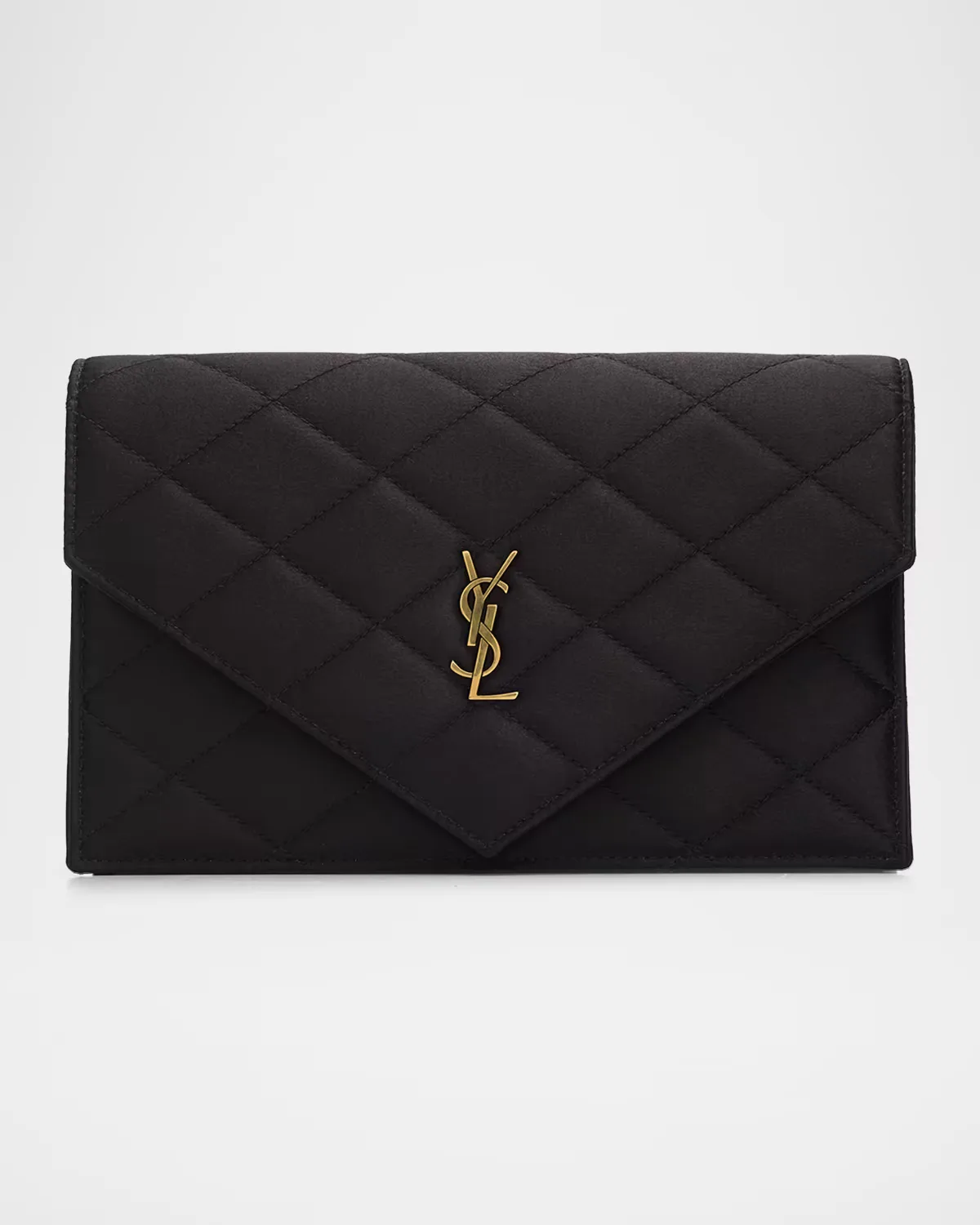 YSL Small Quilted Wallet on Chain by Saint Laurent