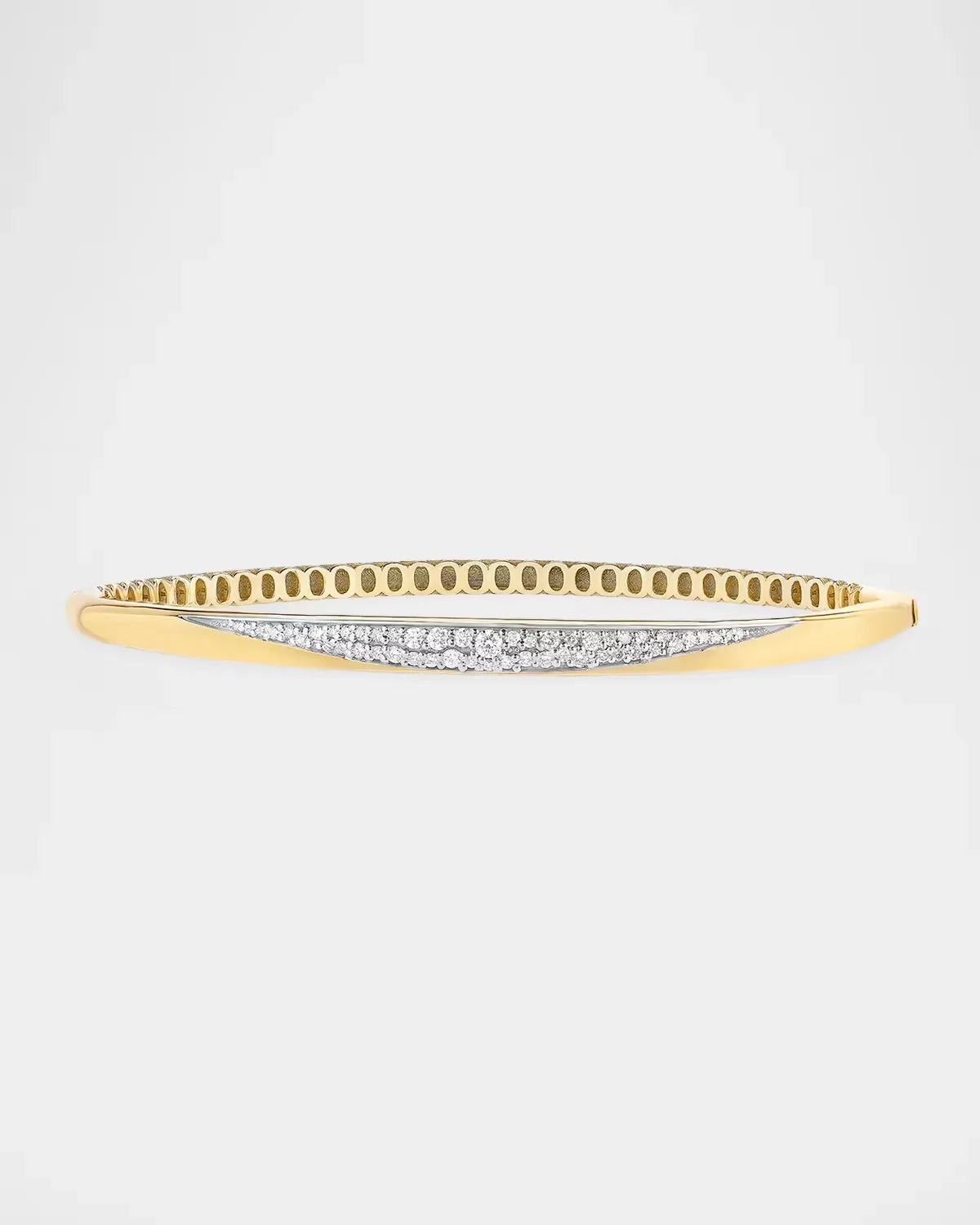 14K Graduated Diamond Hinge Bracelet by Lana