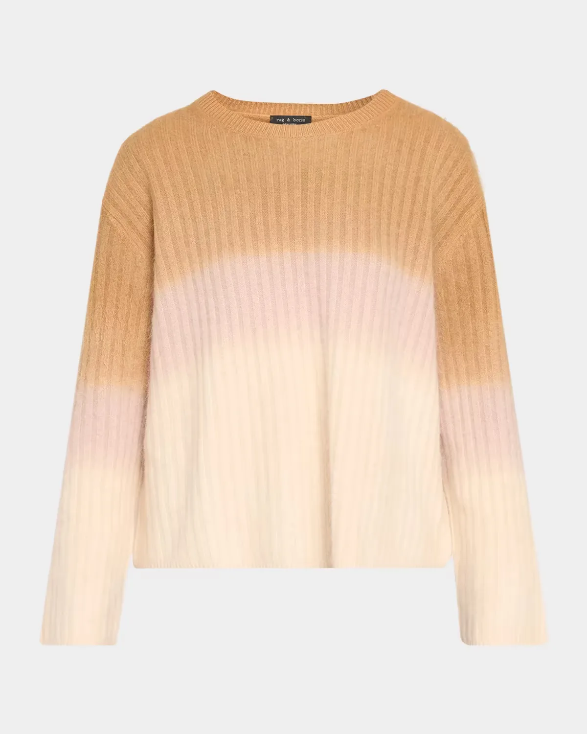 Jane Brushed Ombre Crewneck Sweater by rag & bone