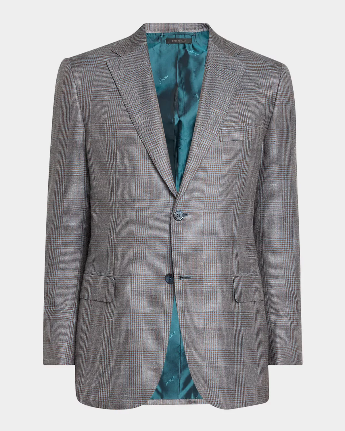 Prince of Wales Single-Breasted Sport Coat by Brioni