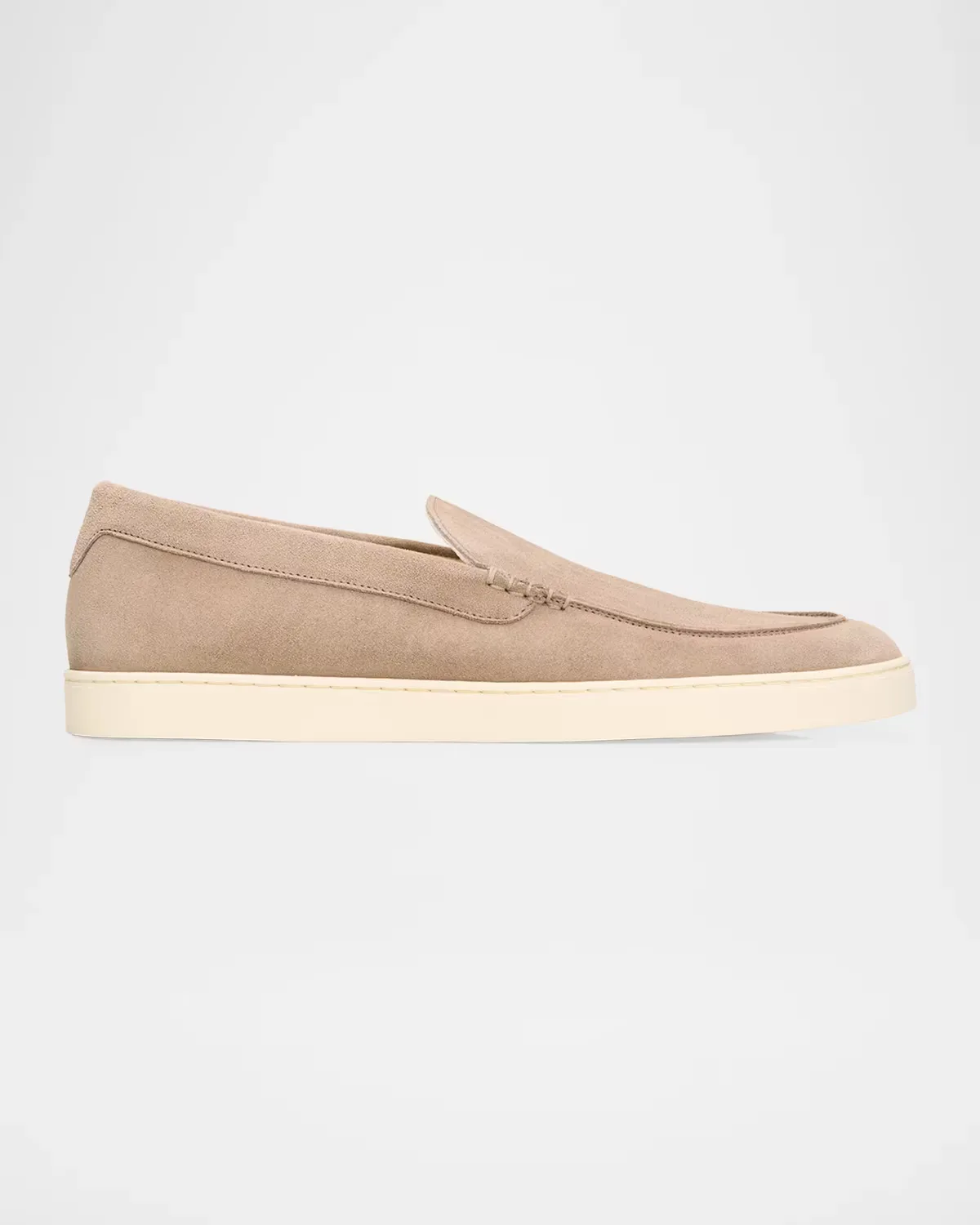 Leather Moc-Toe Loafers by Brunello Cucinelli