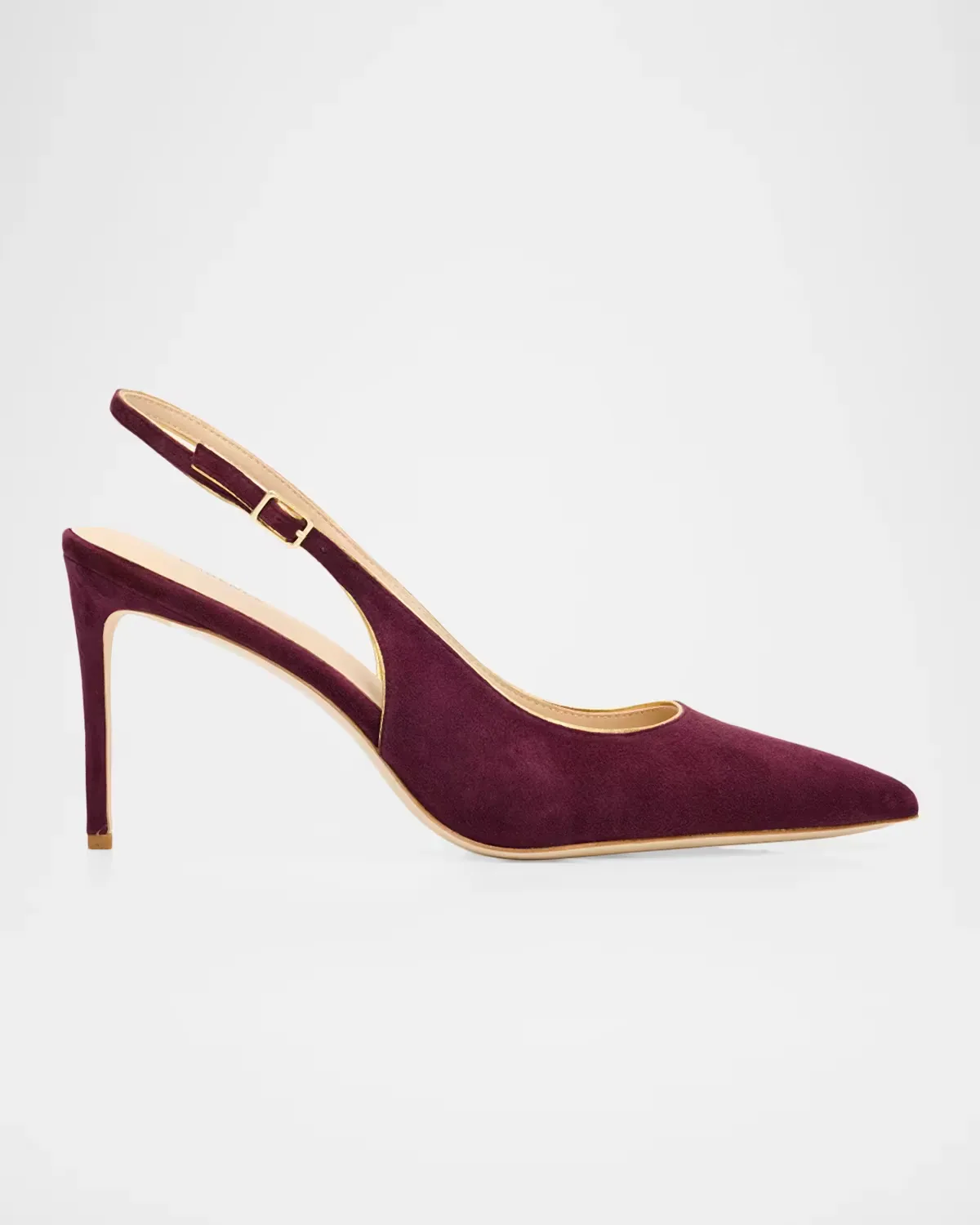 85mm Vichy II Suede Slingback Pumps