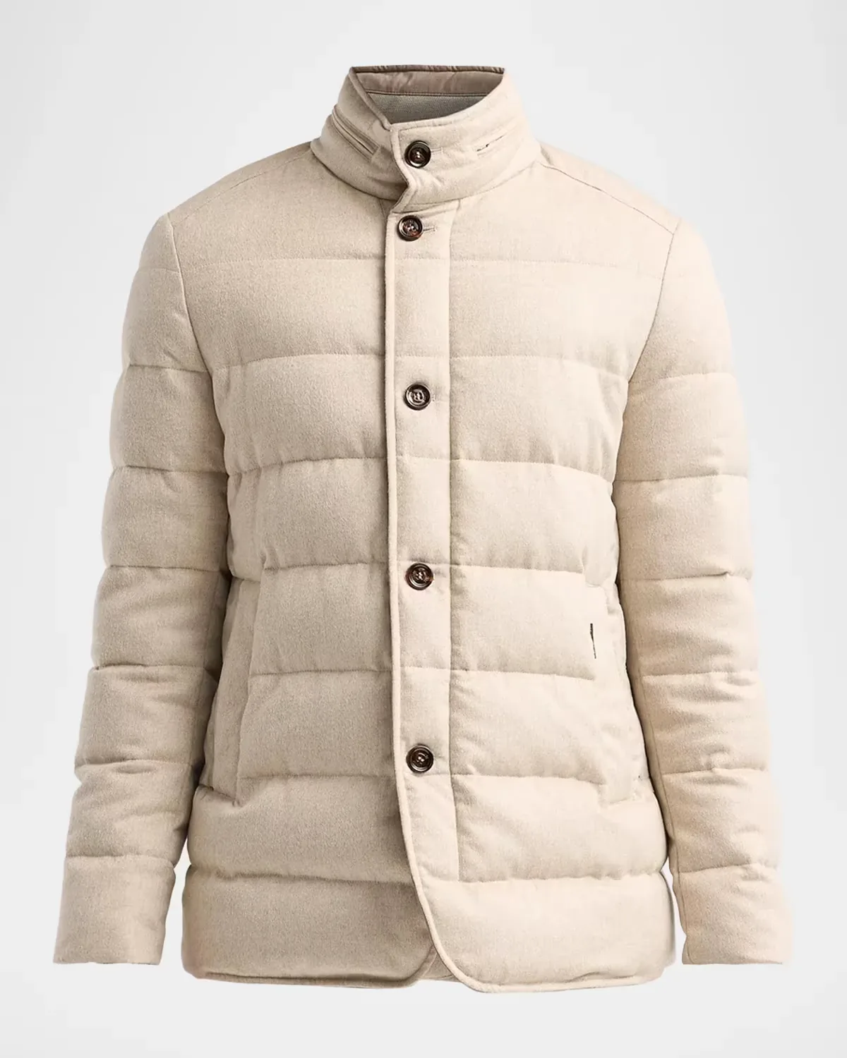 Nolde Wool-Cashmere-Blend Quilted Jacket by Feyem