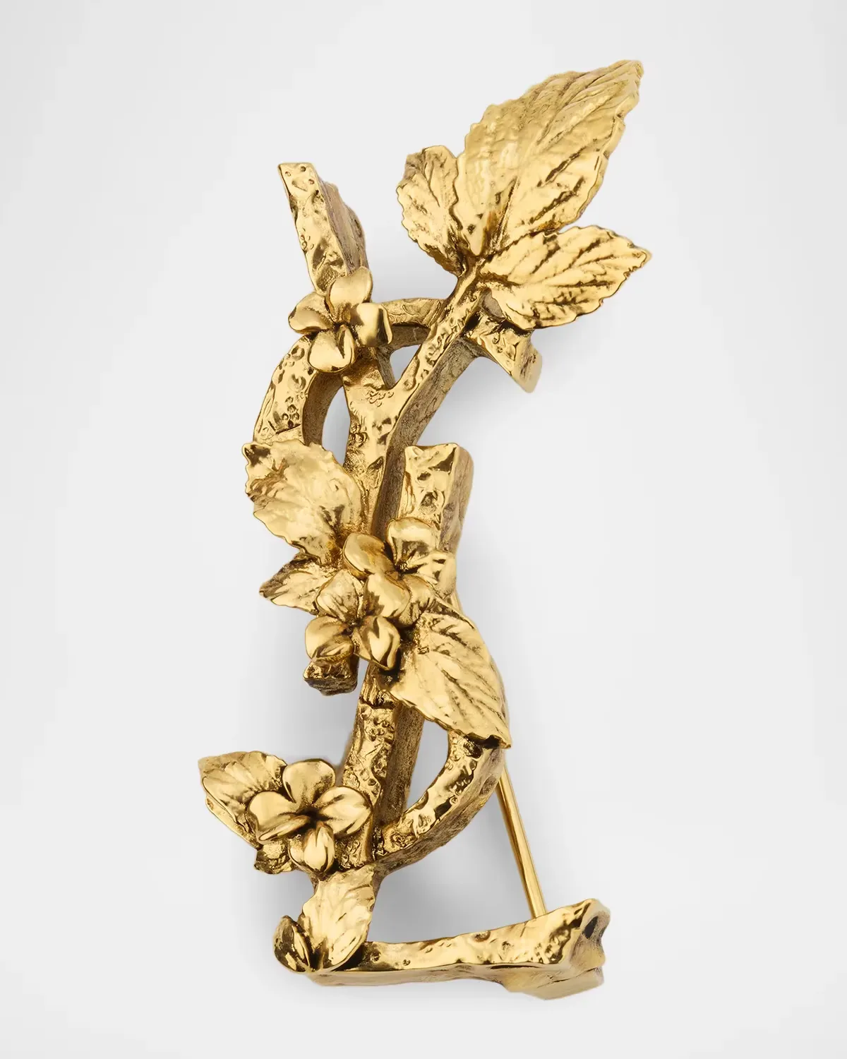 YSL Hydrangea Brooch by Saint Laurent