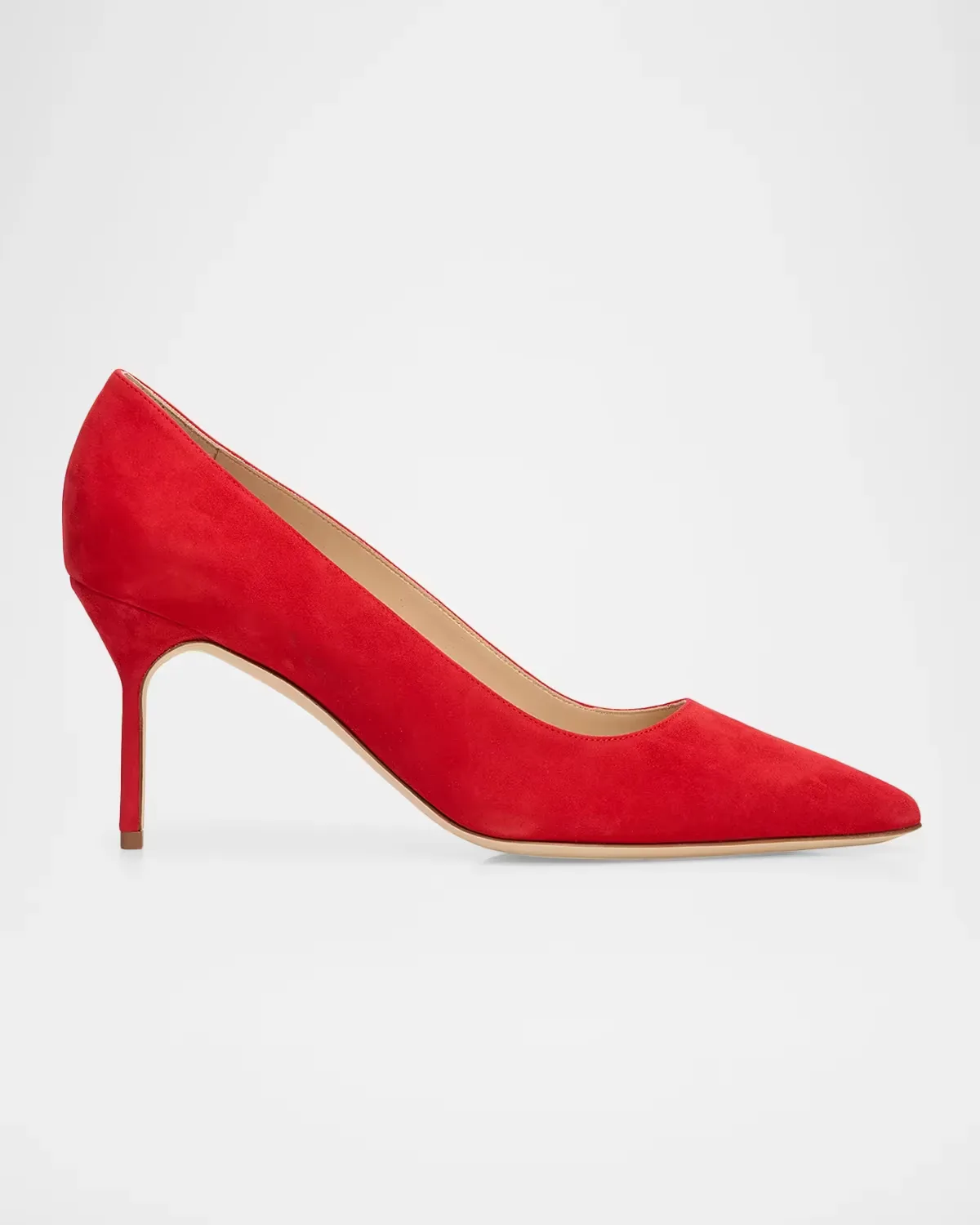 70mm BB Pick Suede Pumps by Manolo Blahnik