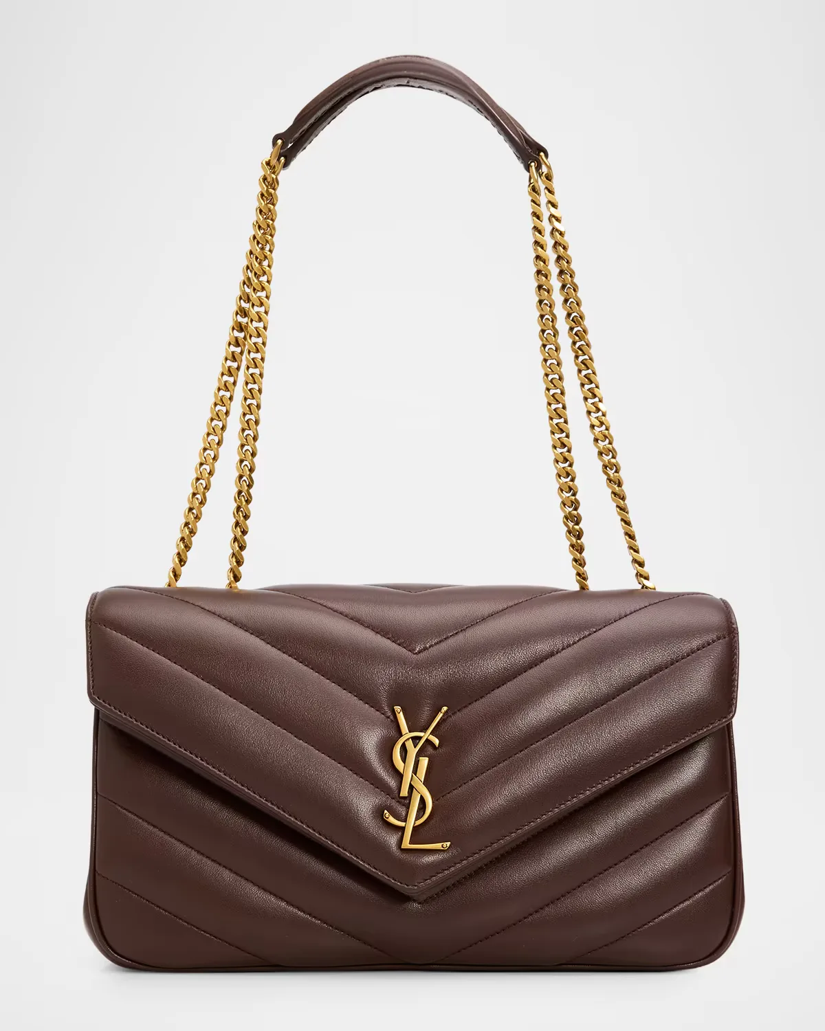 Loulou Medium YSL Quilted Leather Shoulder Bag by Saint Laurent